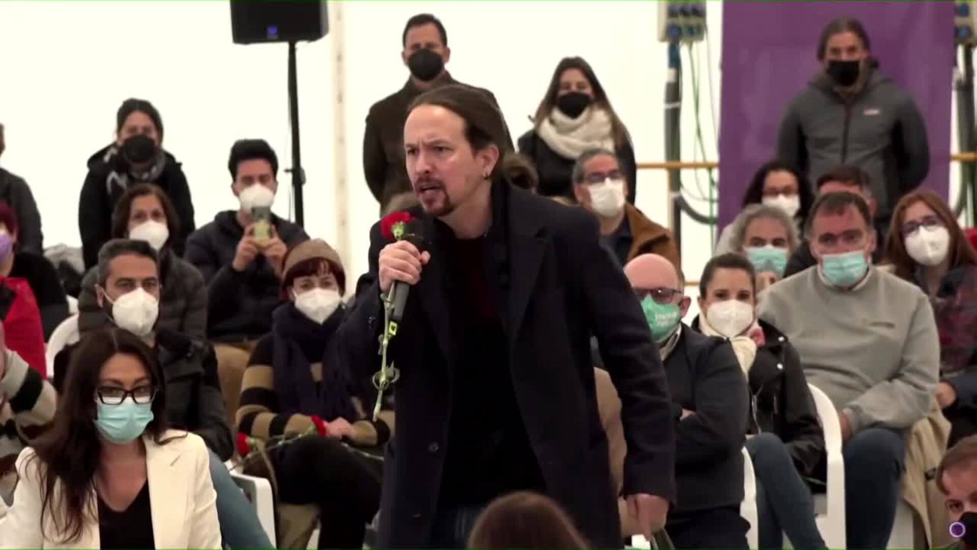Iglesias recuerda que Vox es &quot;una escisión del PP&quot;