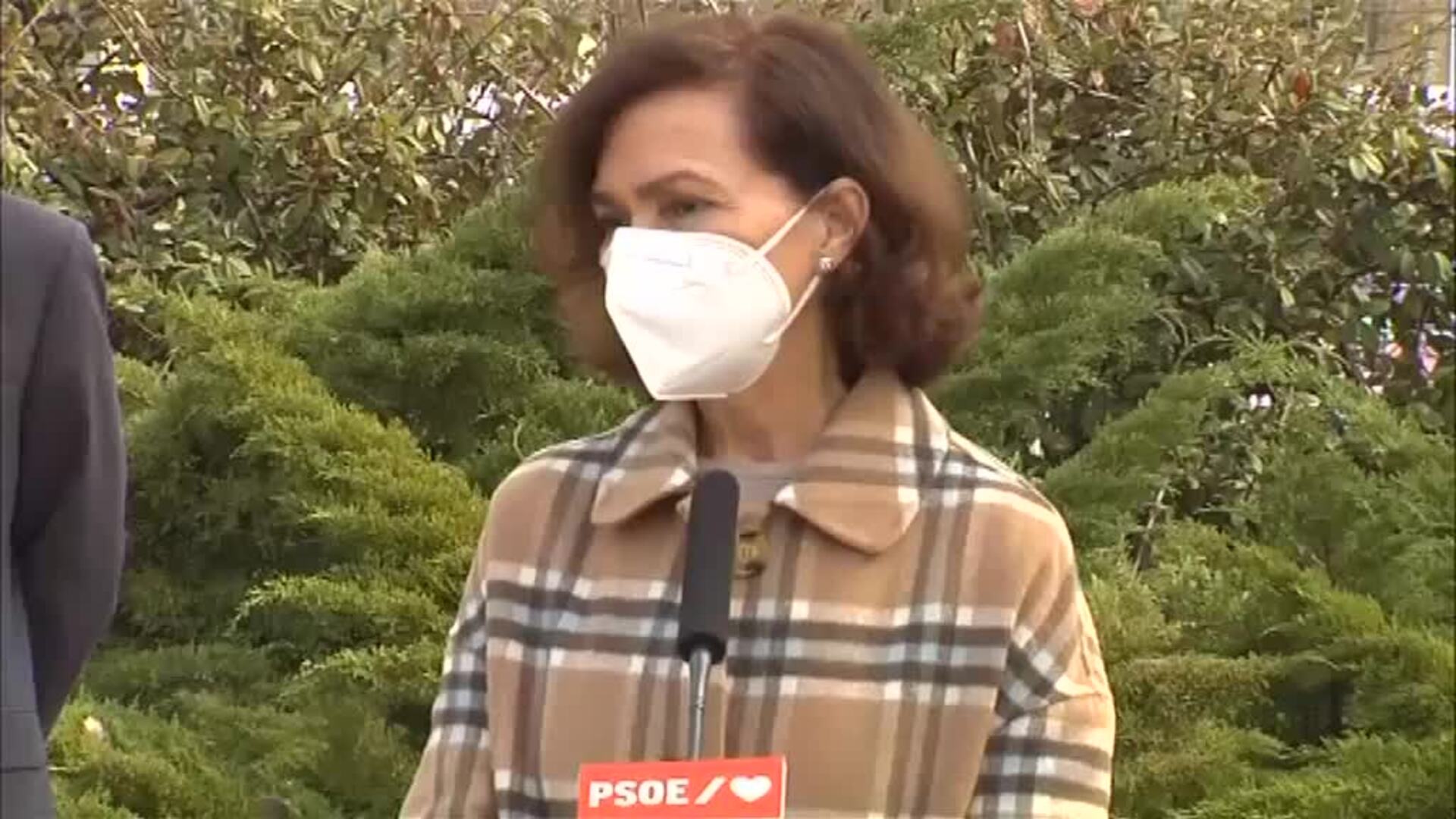 Calvo defiende el veto a las manifestaciones del 8M en Madrid por los datos de la pandemia