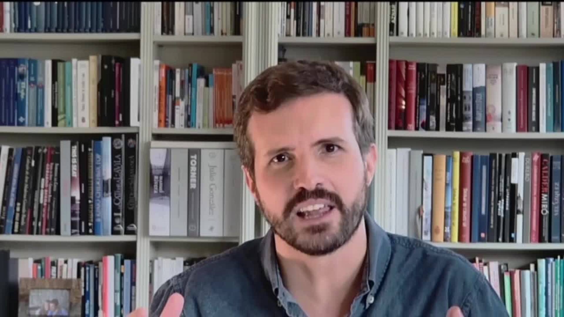 Casado exige a Sánchez el cese de Garzón