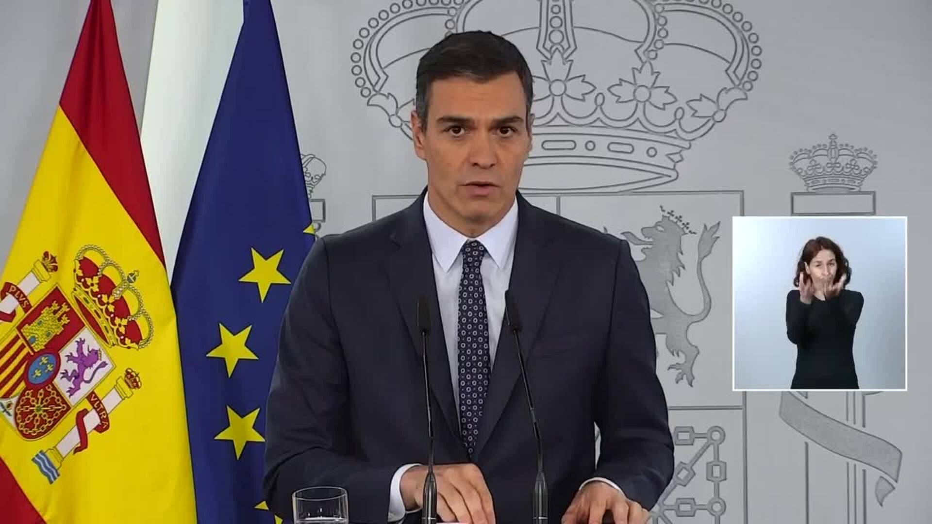 El Gobierno decreta el estado de alarma para toda España que entrará en vigor esta tarde