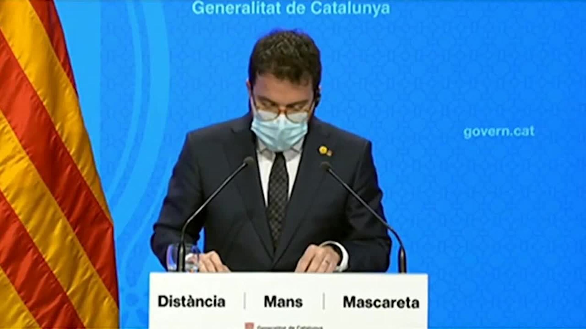 Cierre perimetral en Catalunya y confinamiento de municipios el fin de semana