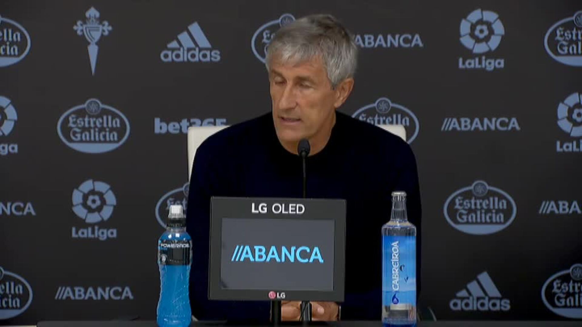 Setién: &quot;Nos ha faltado un poco de capacidad para gestionar mejor el balón&quot;