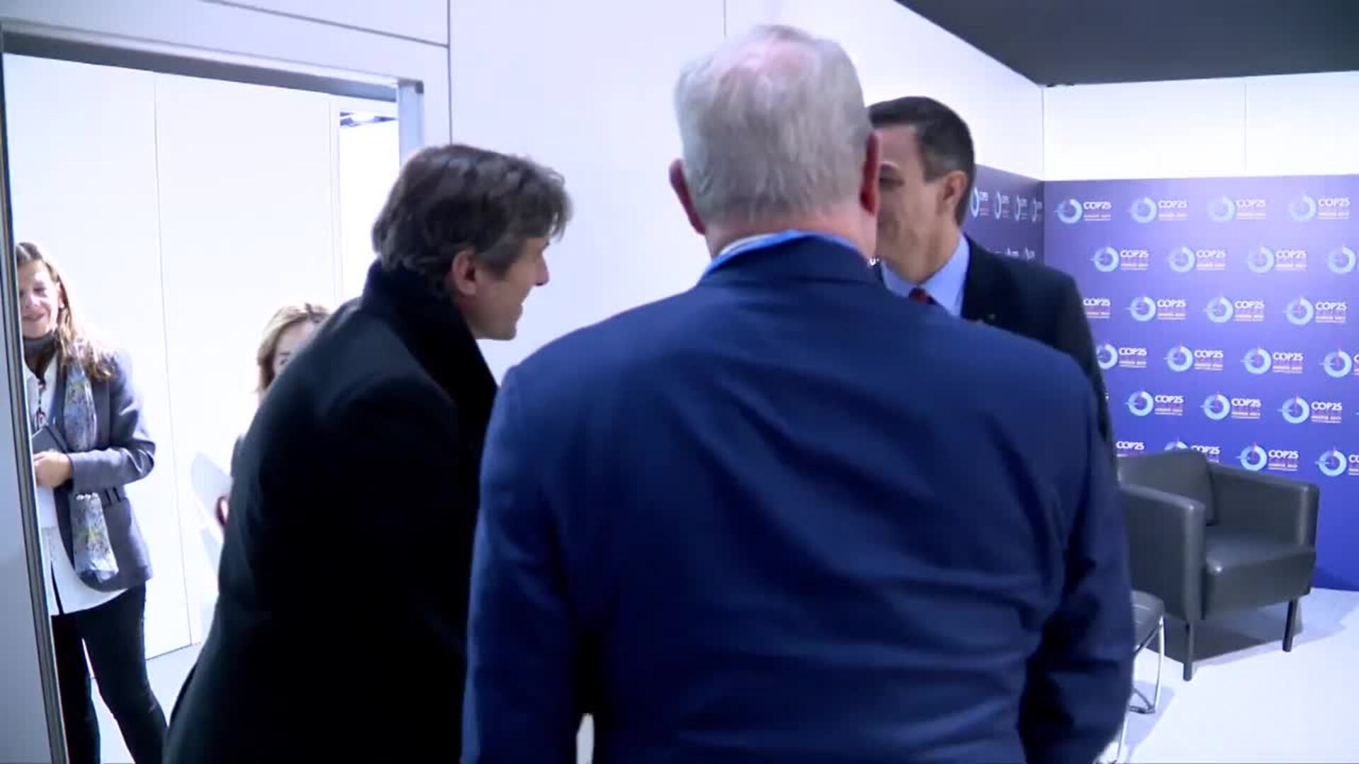 Reunión entre Sánchez y Al Gore