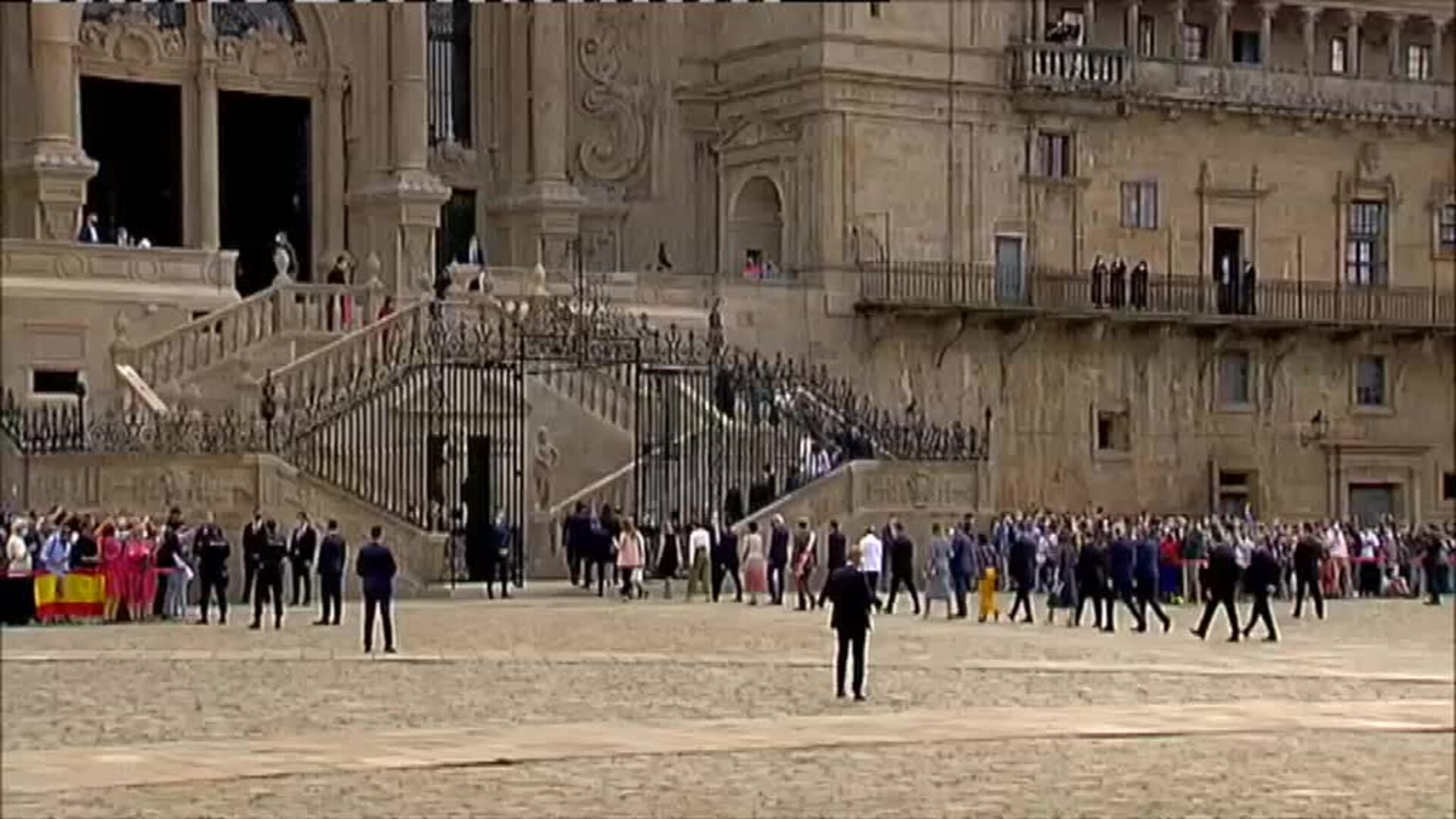 Felipe VI preside la ofrenda al apostol Santiago