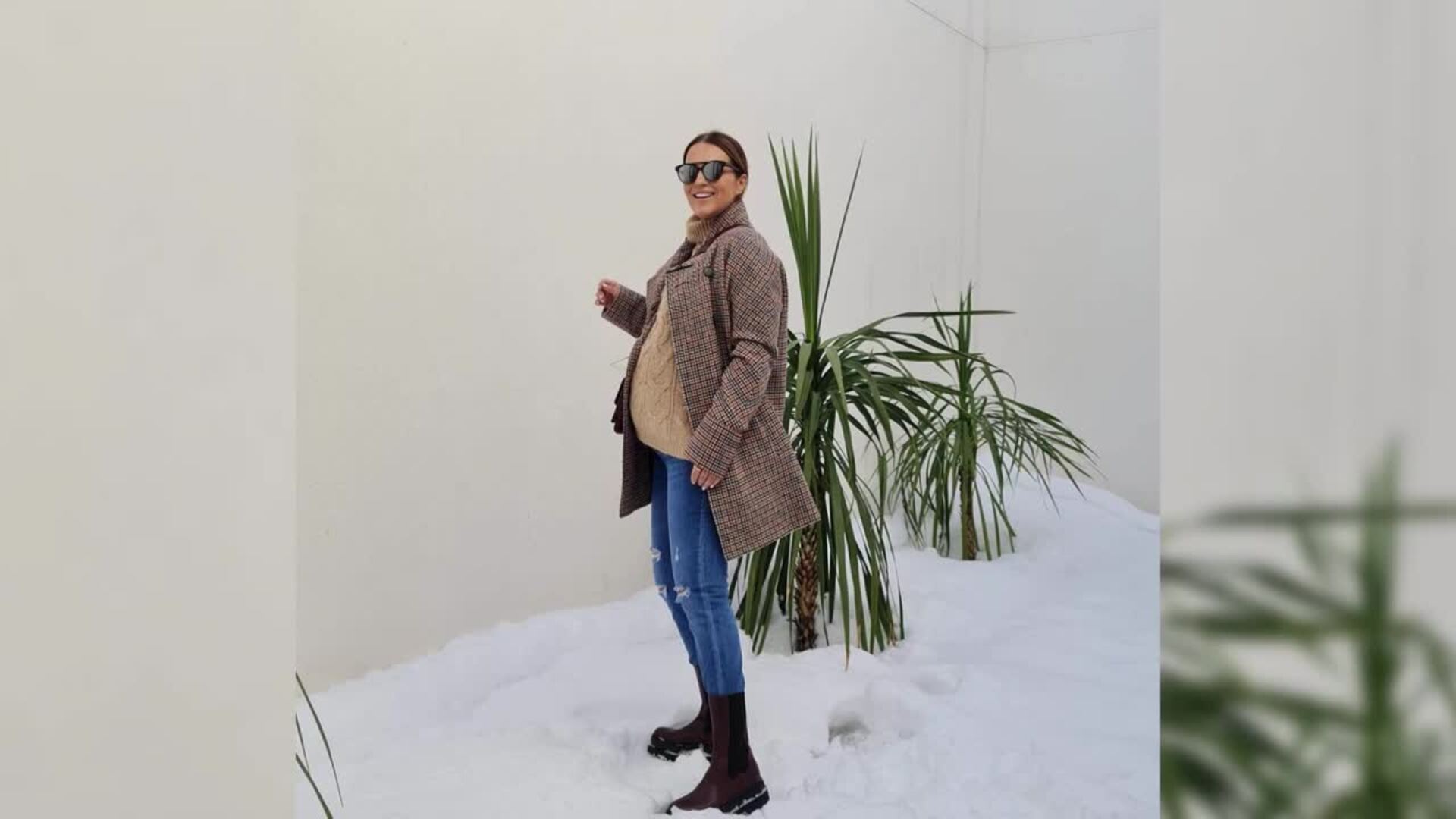 Paula Echevarría afronta el frío en clave low cost