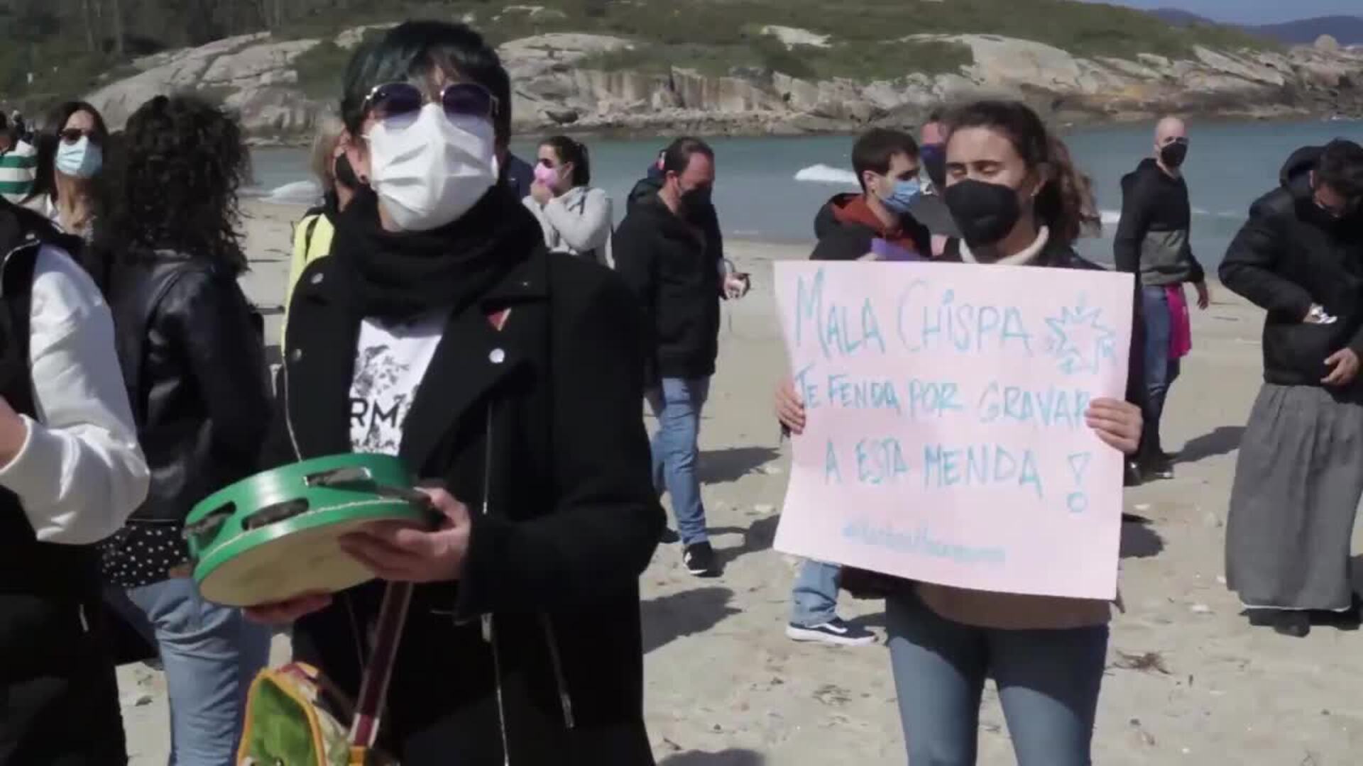 Protesta en San Cibrao para pedir a juez de vídeos de A Maruxaina que &quot;recapacite&quot;