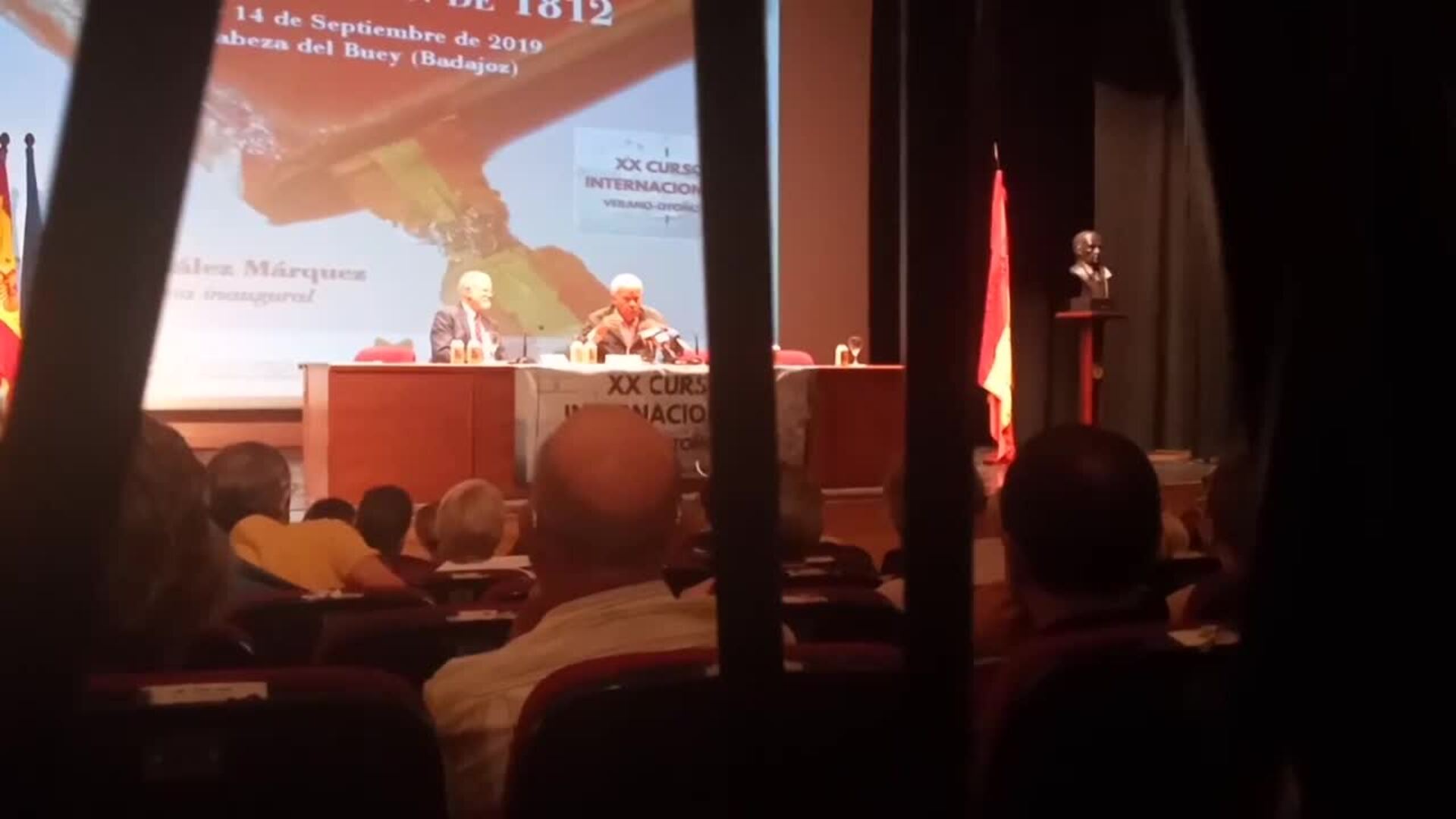 Felipe González e Ibarra en el curso &#039;Iberomérica y la Constitución de 1812&#039;