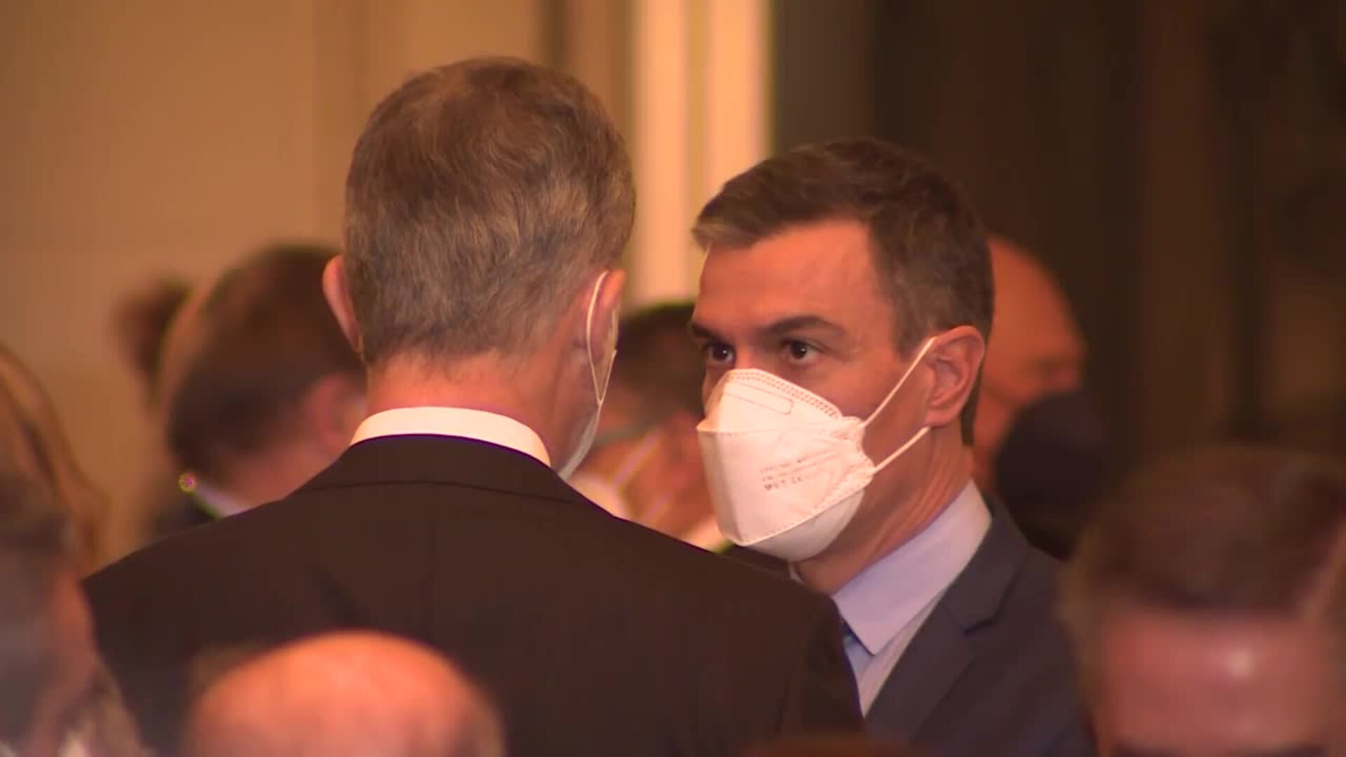 El Rey llega a la cena del MWC y no le reciben ni Aragonès ni Colau