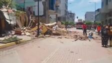 Fuerte temblor en Ecuador deja al menos 16 muertos