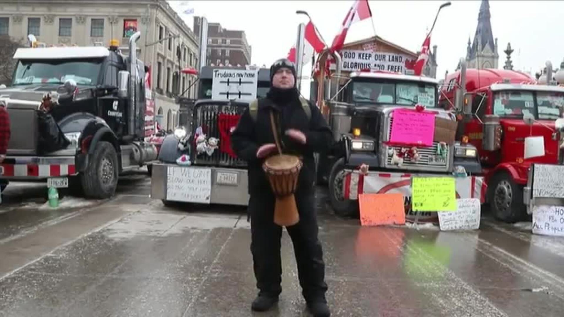La protesta que bloquea Ottawa