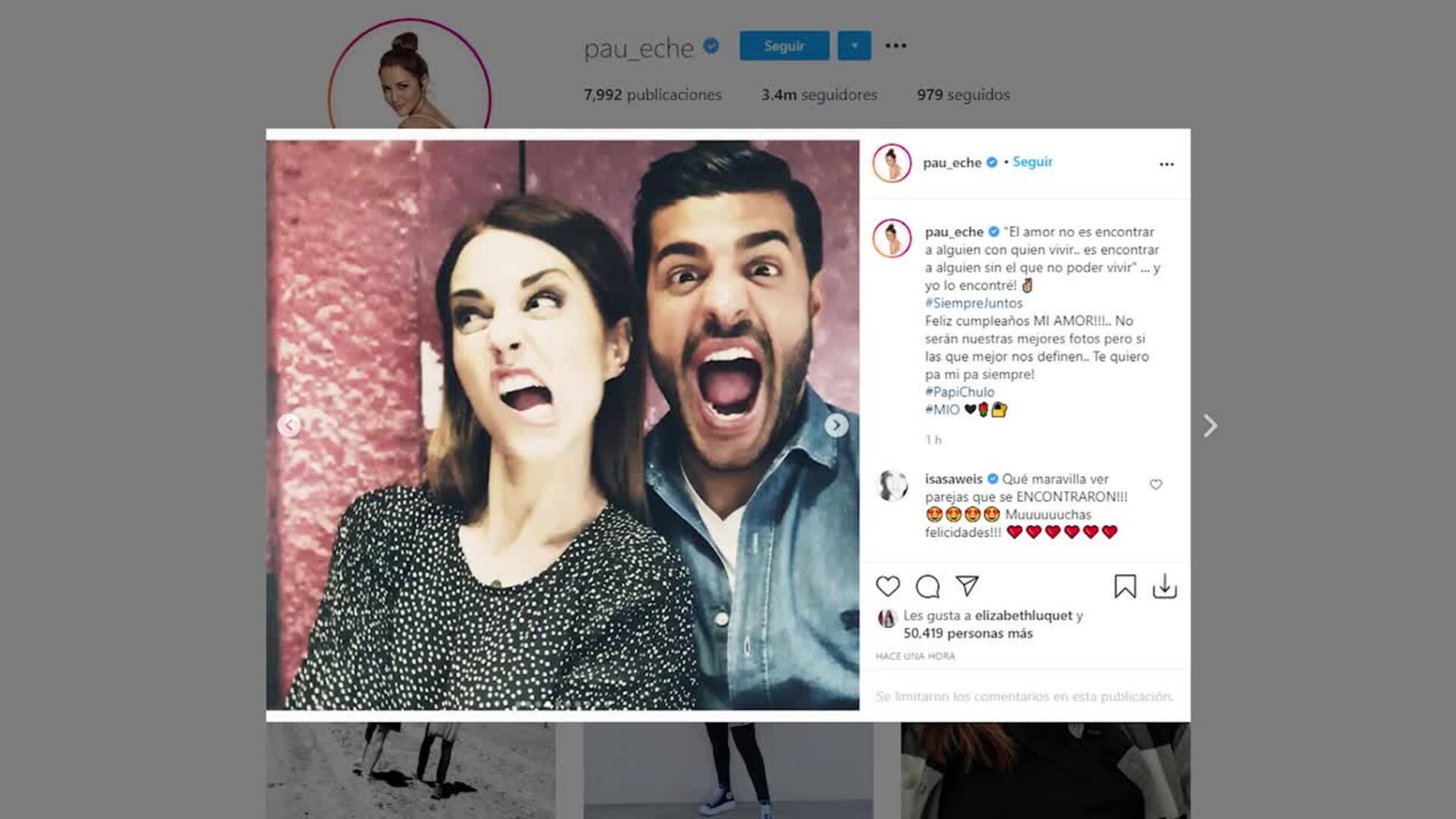 Paula Echevarría abre su álbum para felicitar a Miguel Torres