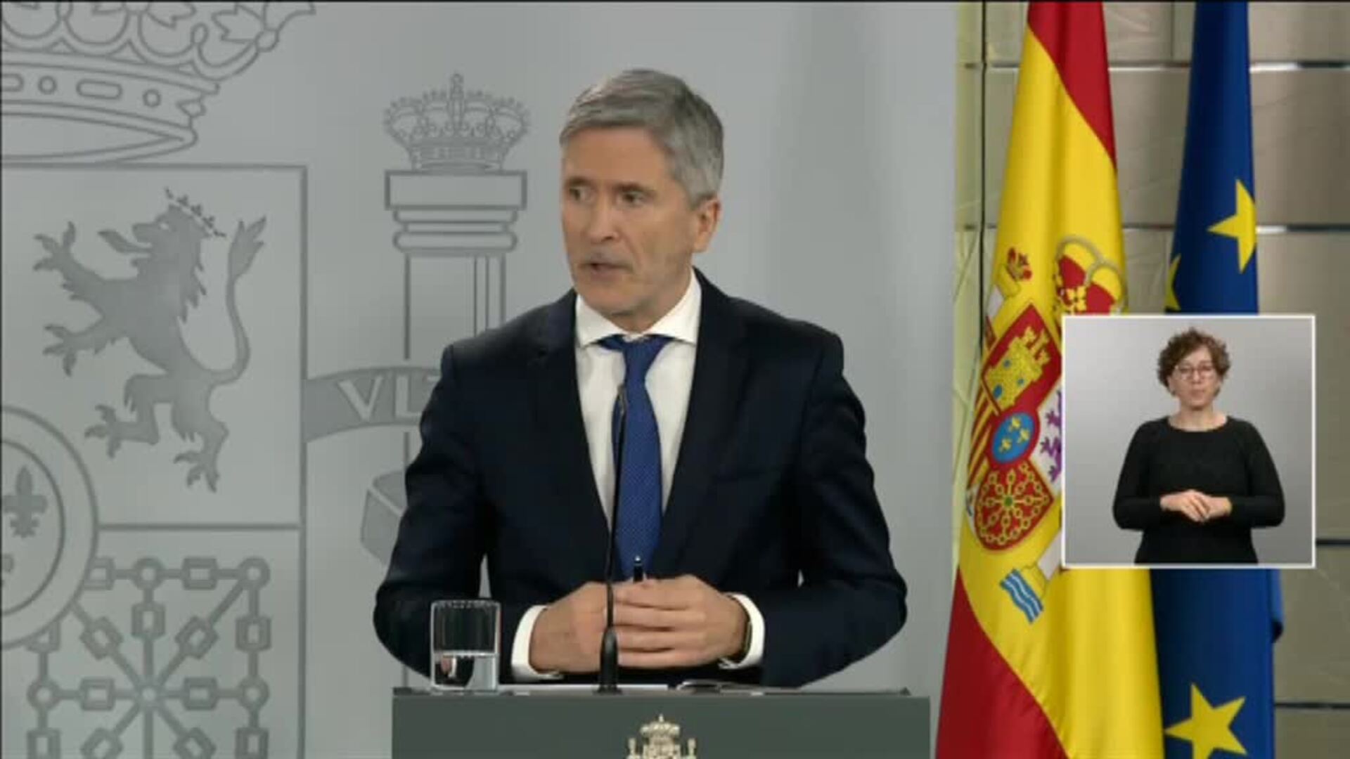 Marlaska asegura que Policía y Guardia Civil han contado &quot;en todo momento&quot; con los elementos de protección necesarios