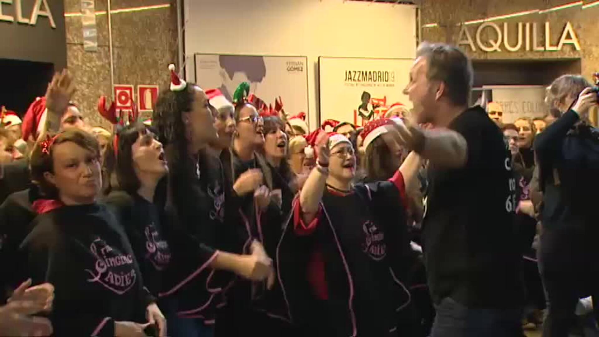 El góspel se sobrepone a la lluvia en Madrid