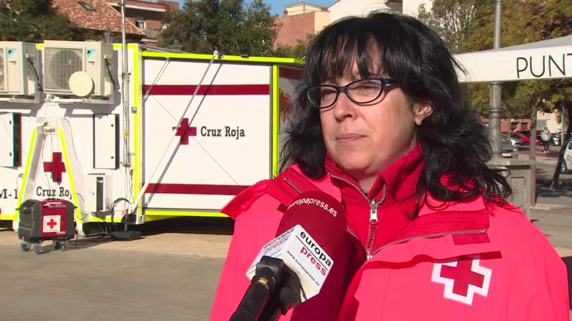 Cruz Roja, Protección Civil y el ERIVE realizan un simulacro en Navalcarnero