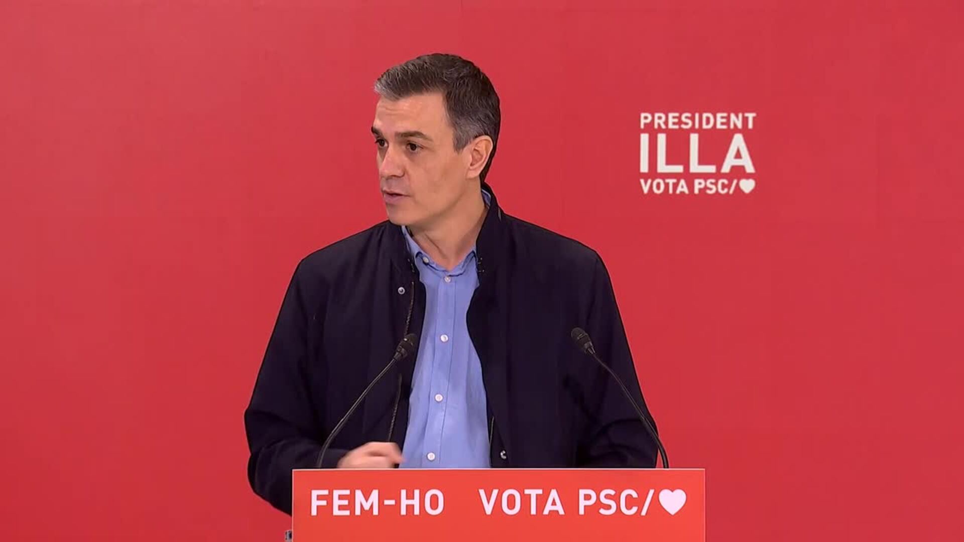 Sánchez atribuye la fuga de empresas en Cataluña al &quot;desgobierno&quot; del Govern