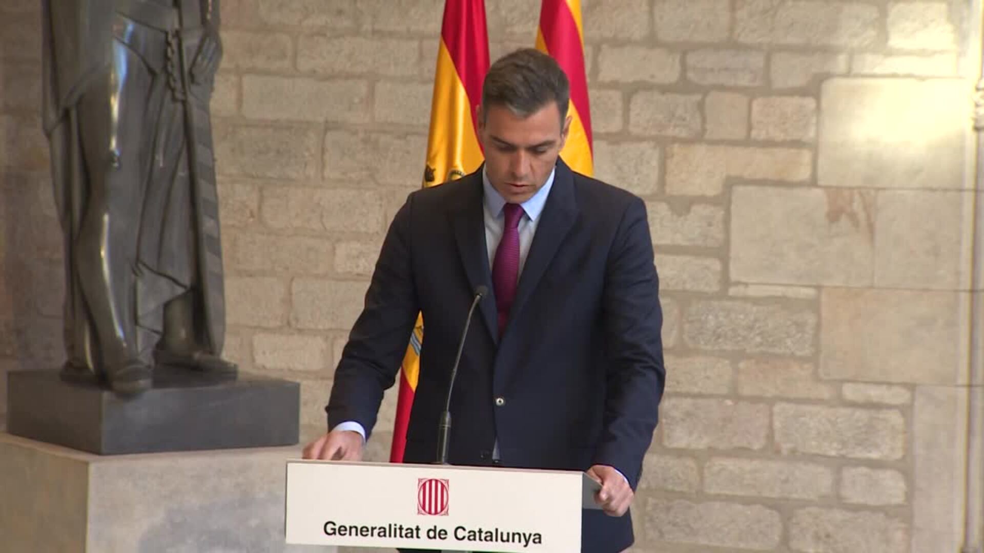 Sánchez constata posiciones &quot;radicalmente&quot; alejadas con Aragonés