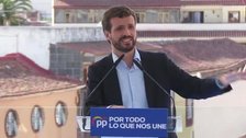 Casado avisa por carta a los electores de centro-derecha de que la división beneficia al PSOE y al nacionalismo