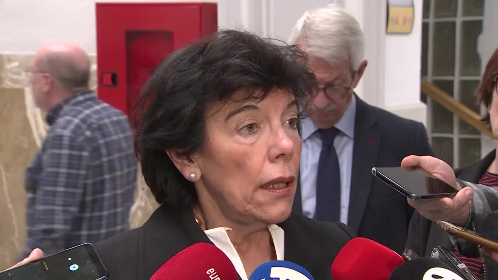 Celaá, tras el positivo de una escolar de Madrid: &quot;No hay por qué alarmarse&quot;