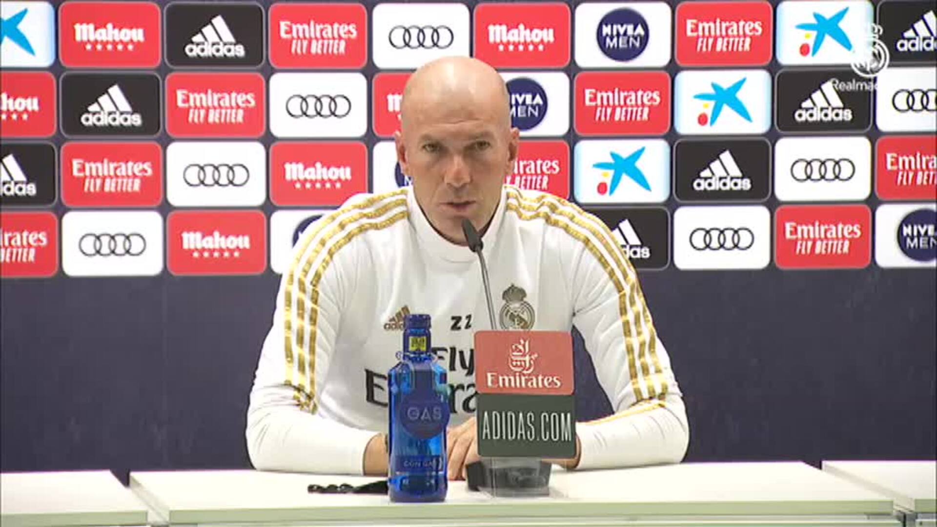 Zidane: &quot;Todo va a ser especial hasta final de temporada y la Champions igual&quot;
