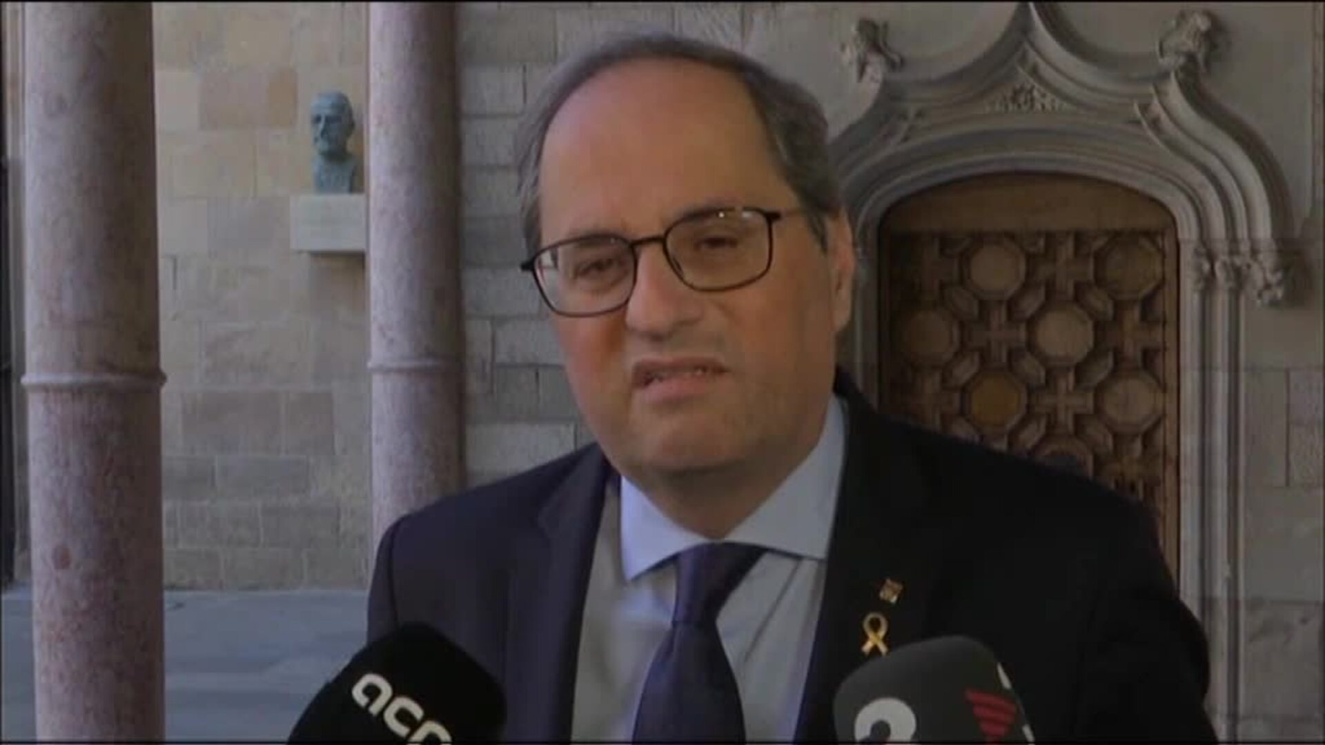 Torra insiste que Junqueras ha de ir el lunes a Estrasburgo a pesar del Supremo