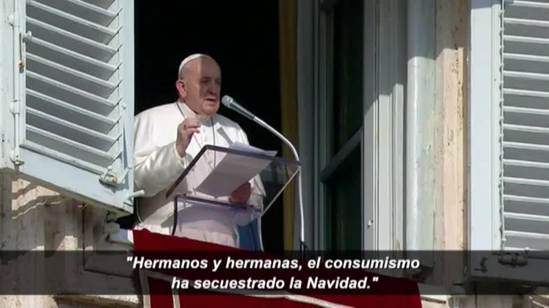 Papa Francisco: &quot;El consumismo ha secuestrado la Navidad&quot;