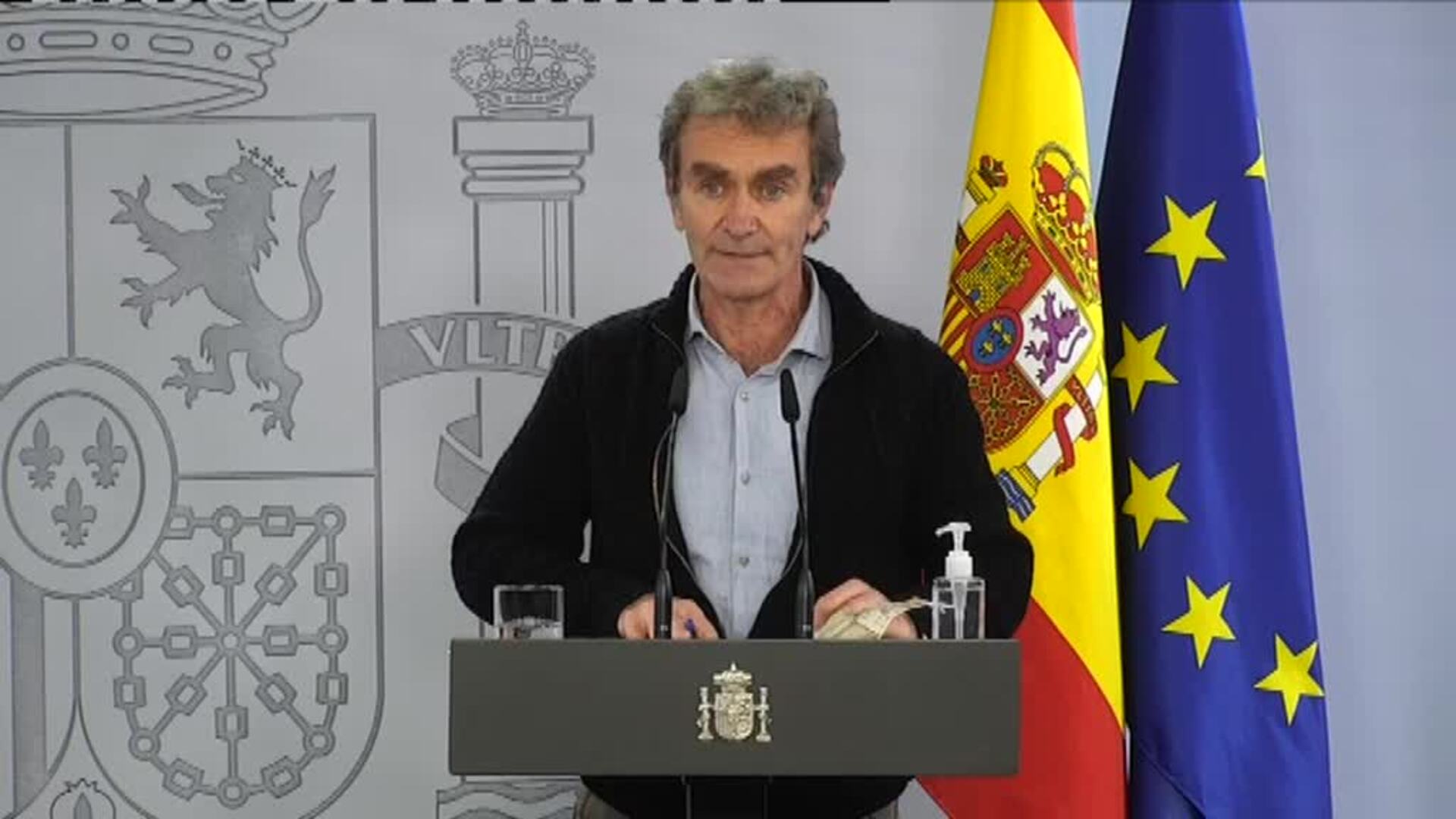 Vídeo: Simón informa de la «tendencia descendente» en la curva de contagios y asegura que la evolución a nivel nacional es «buena»