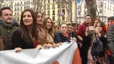 El 8M en directo: 120.000 personas secundan la marcha en Madrid, un 65% menos que en 2019