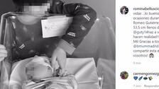 Guti y Romina Belluscio dan la bienvenida a su segundo hijo, Romeo