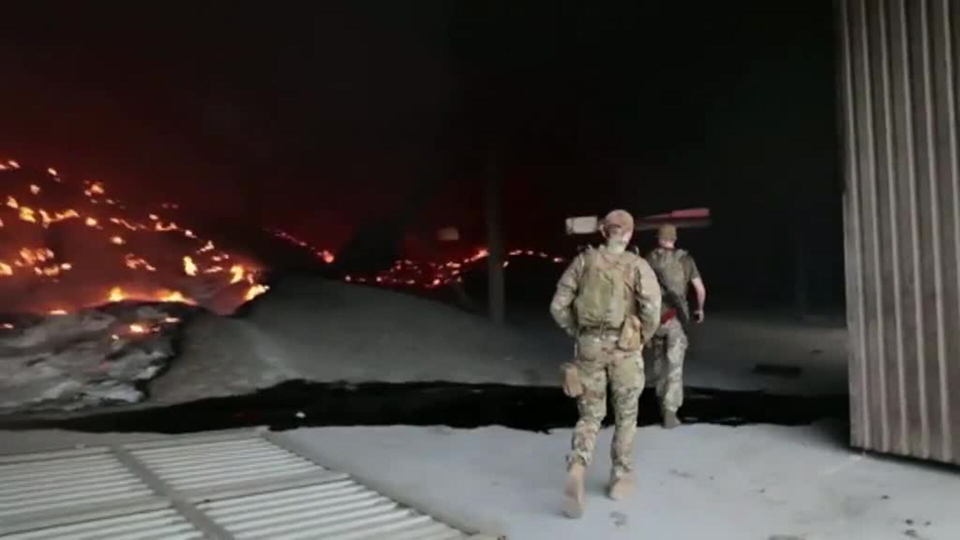 Cereal ucraniano en llamas