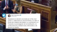 Iglesias ataca a Moncloa por su «respeto» a la decisión de Don Juan Carlos