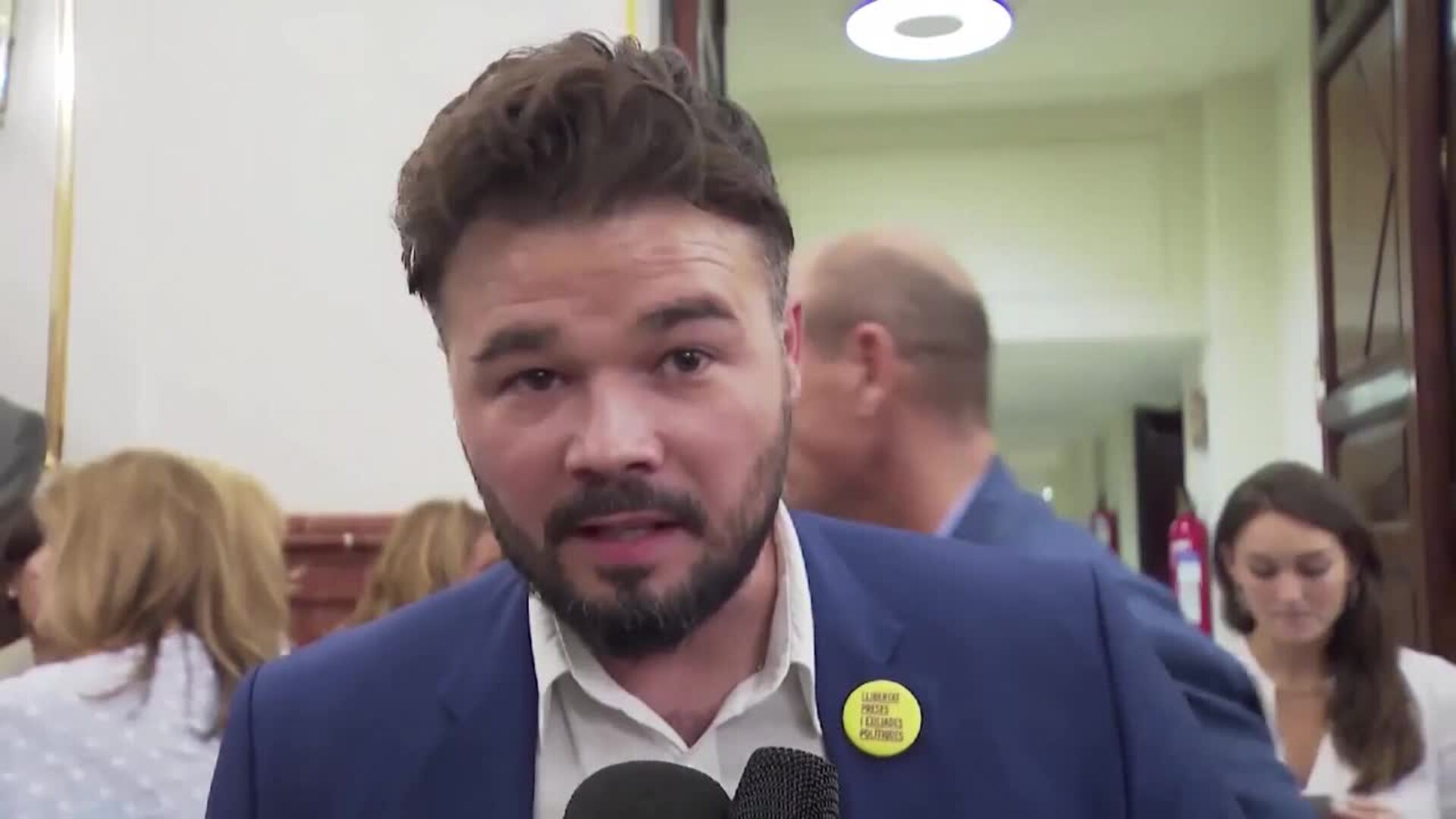 Rufián asegura que Sánchez es &quot;un incompetente&quot; o &quot;un irresponsable&quot;