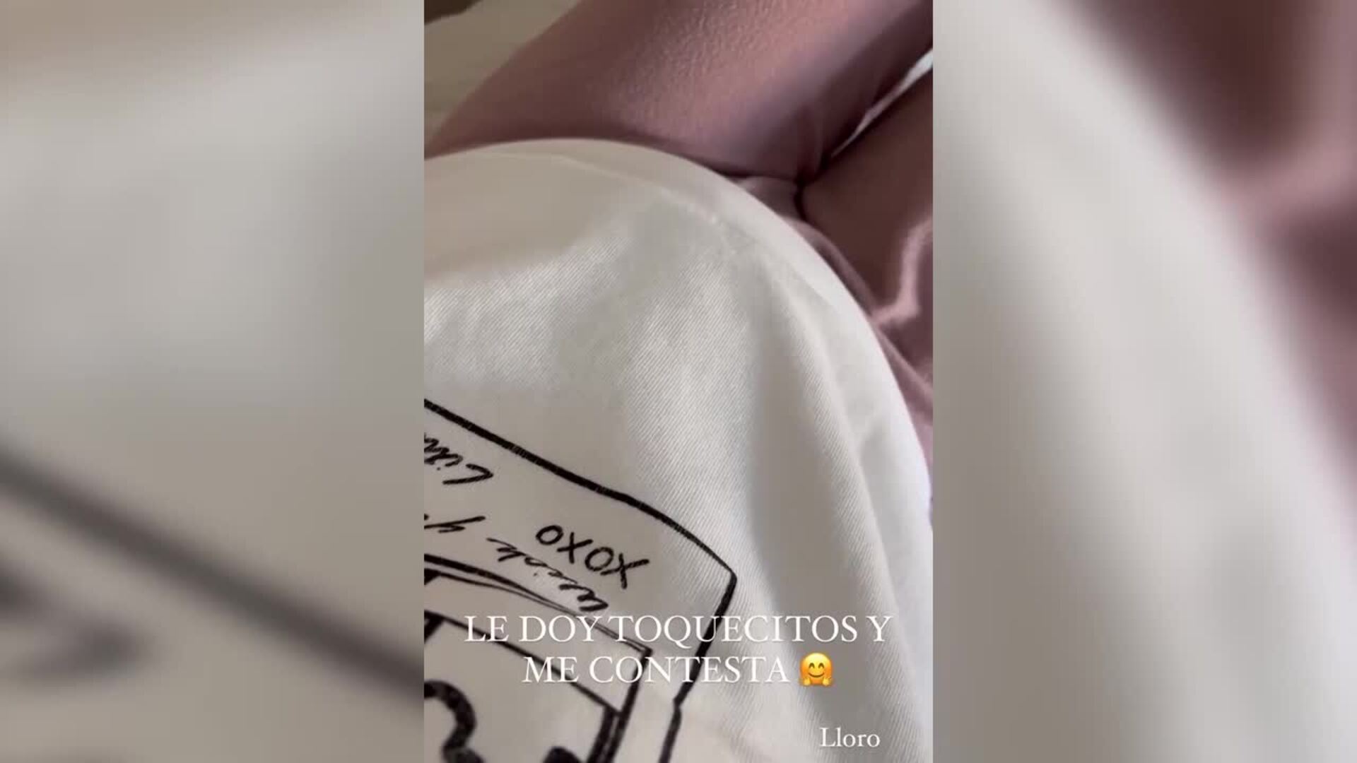 Laura Matamoros comparte la carita de su bebé en su última ecografía