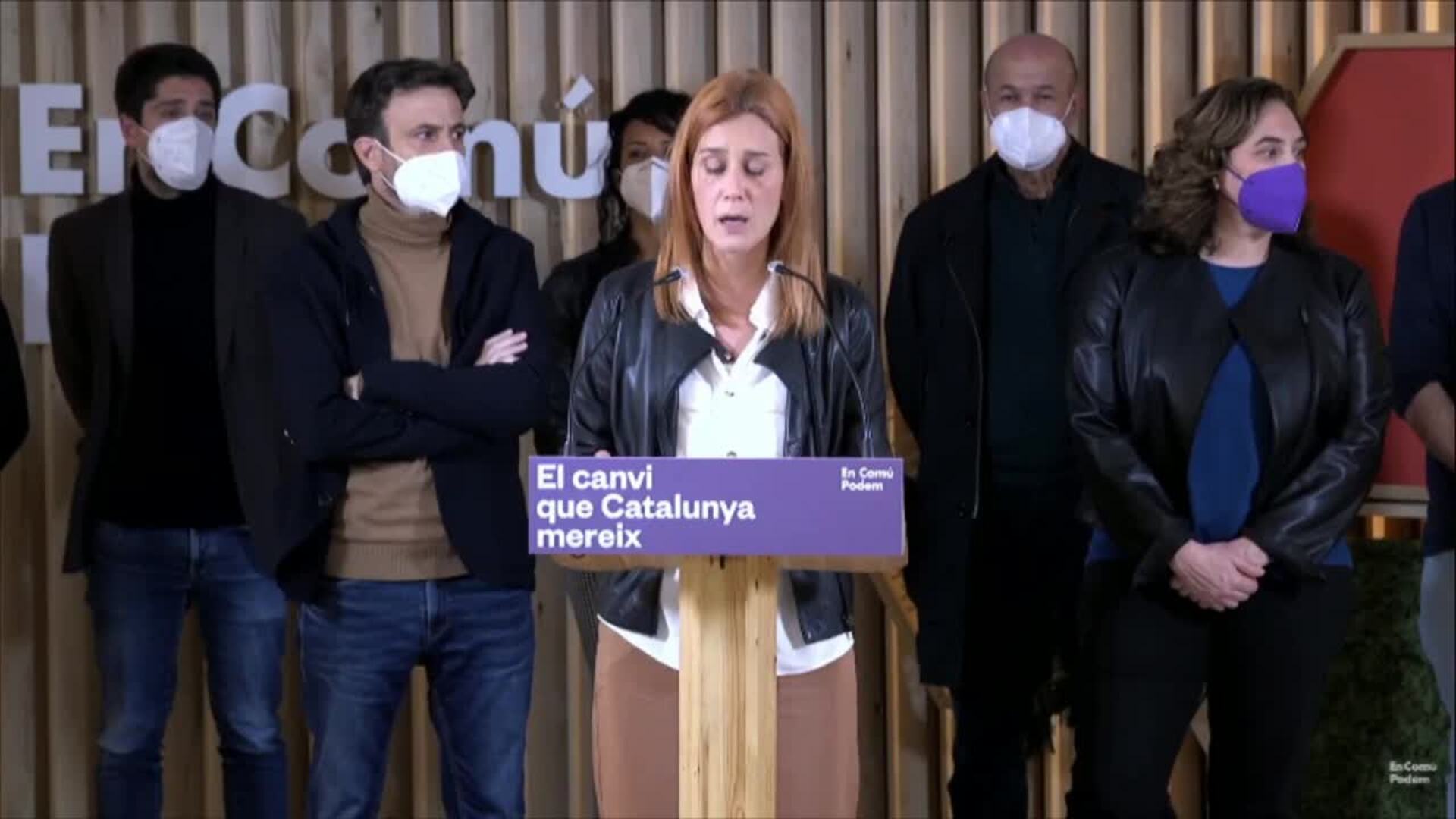 Albiach (comuns) emplaza a ERC y PSC a negociar