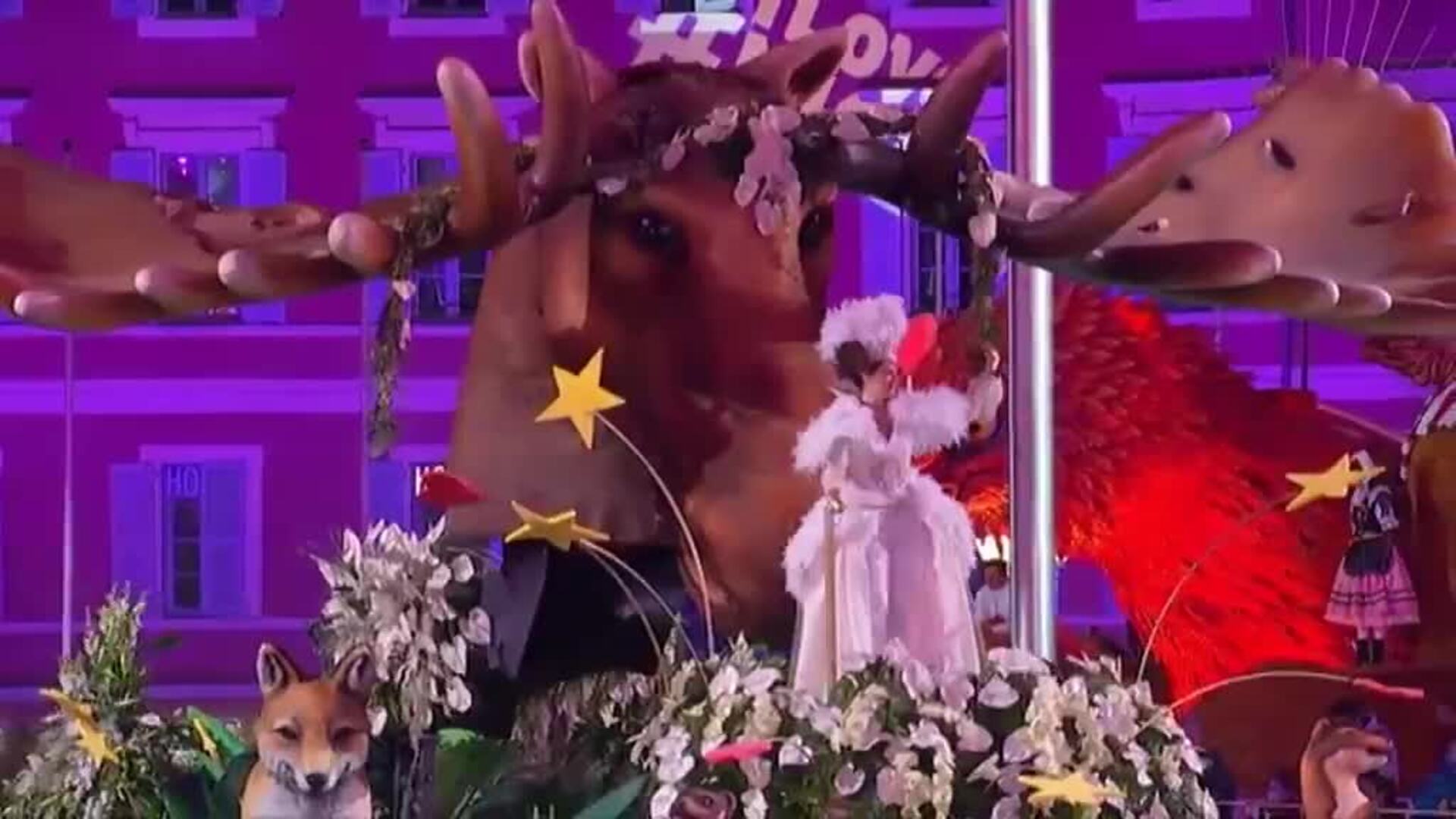 El carnaval de Niza regresa tras la pandemia con la espectacularidad de siempre