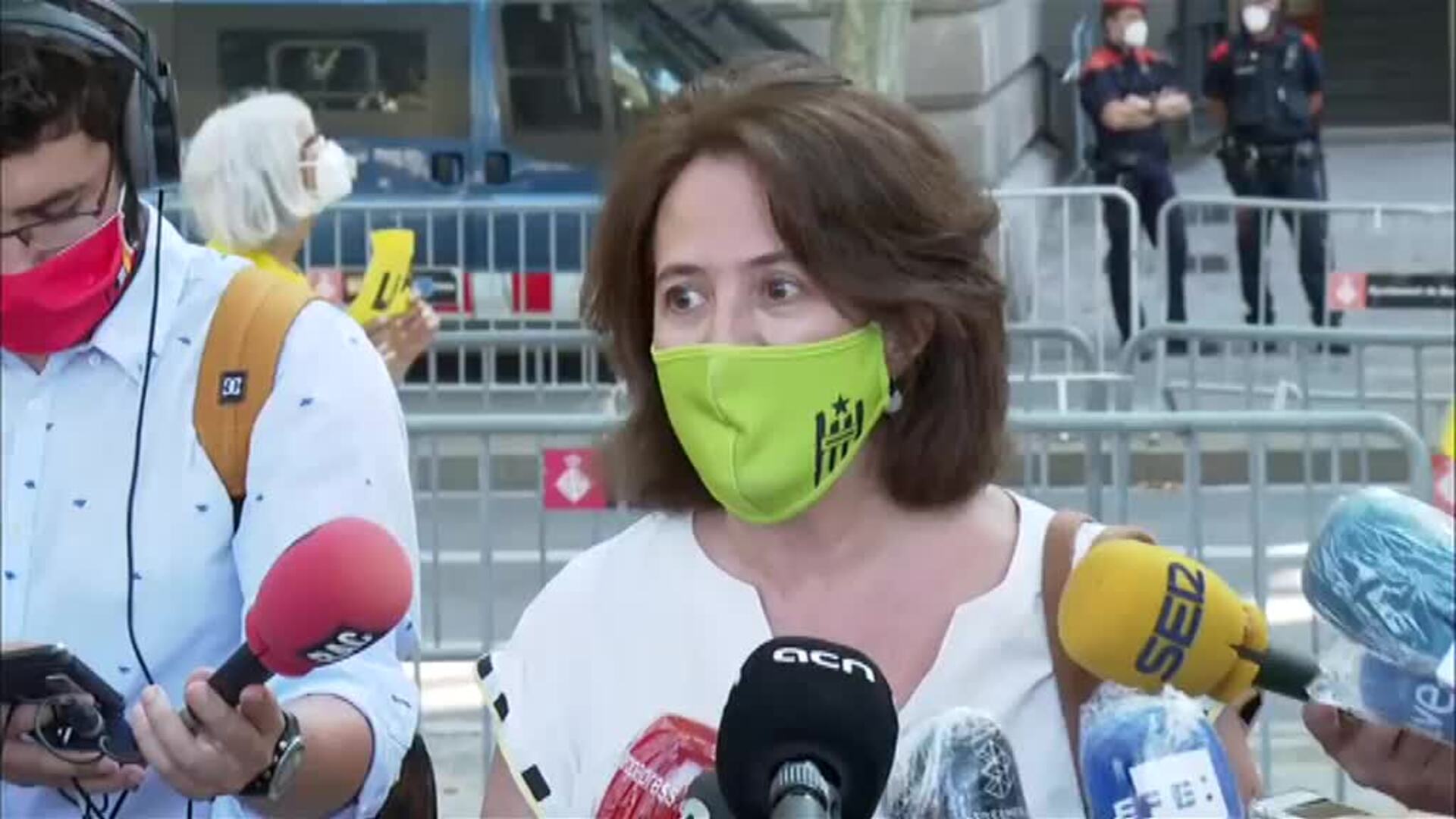 La ANC pide el cese del consejero de Interior por la actuación policial durante la visita de los Reyes