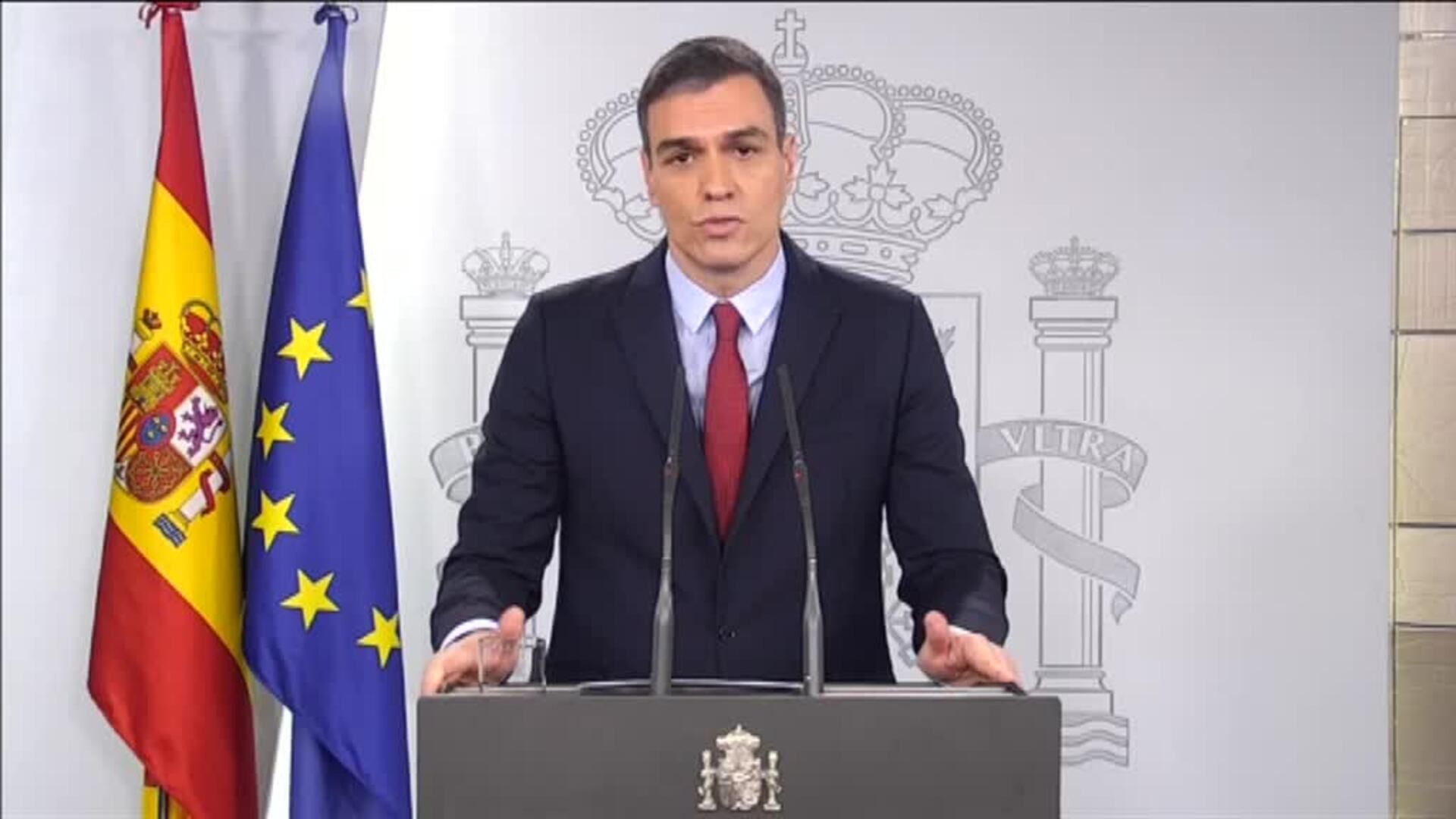 Pedro Sánchez decreta el estado de alarma en España