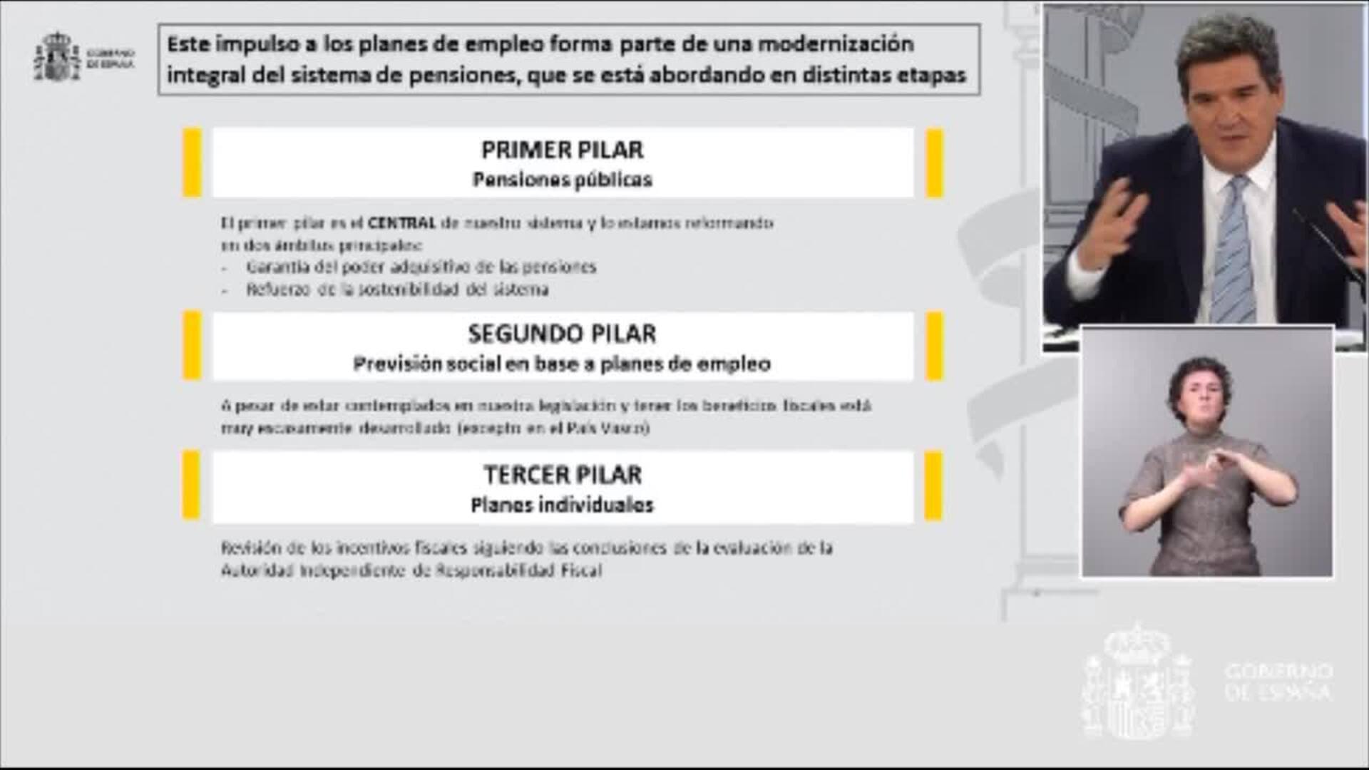 El Gobierno aprueba el anteproyecto de planes de pensiones colectivos