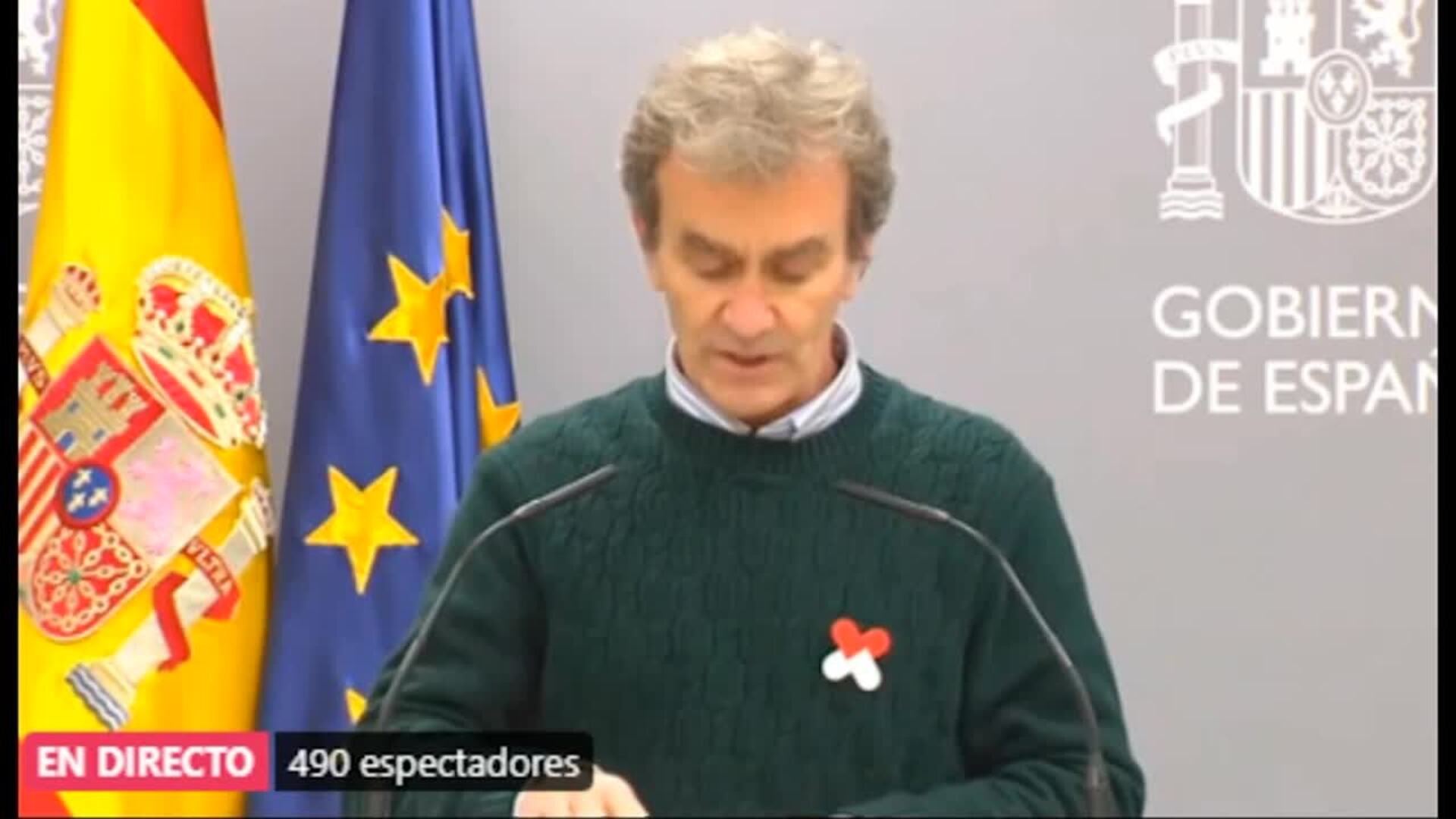 Sanidad registra 16.233 nuevos casos de Covid-19, 6.915 en las últimas 24 horas, y 252 muertes