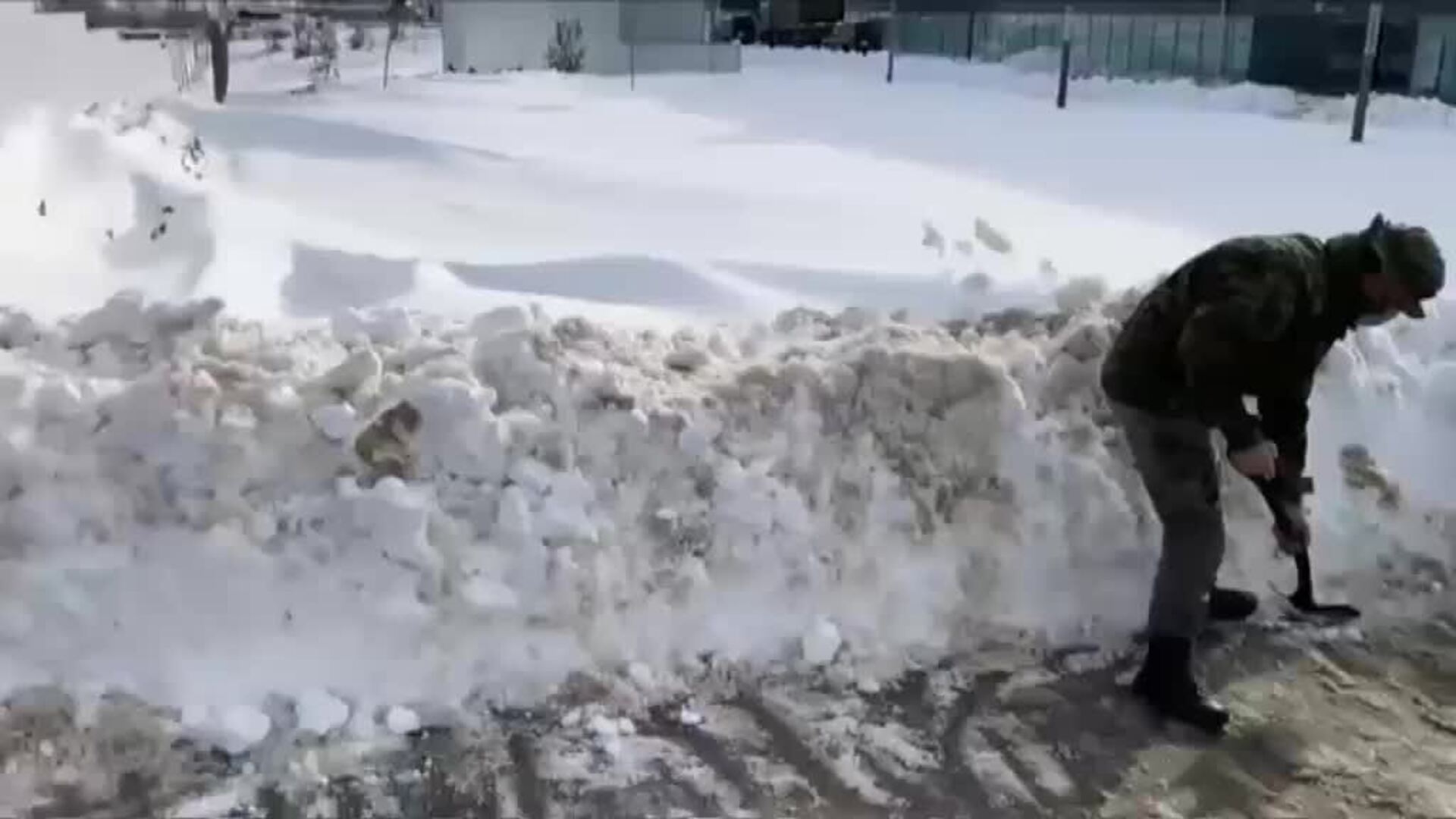 La UME interviene ante el temporal Filomena