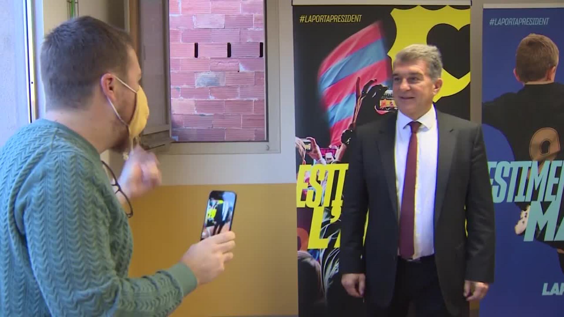 Laporta, &quot;preparado&quot; para &quot;devolver la alegría al barcelonismo&quot;