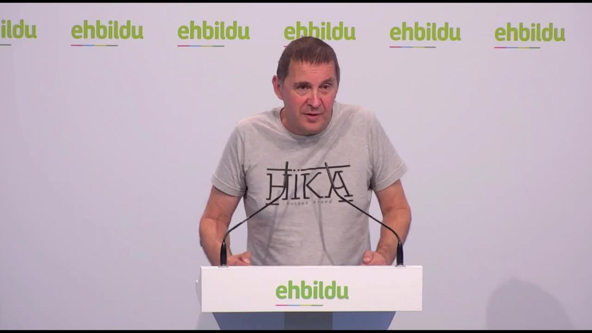 Bildu se reunirá con Carmen Calvo para negociar los PGE