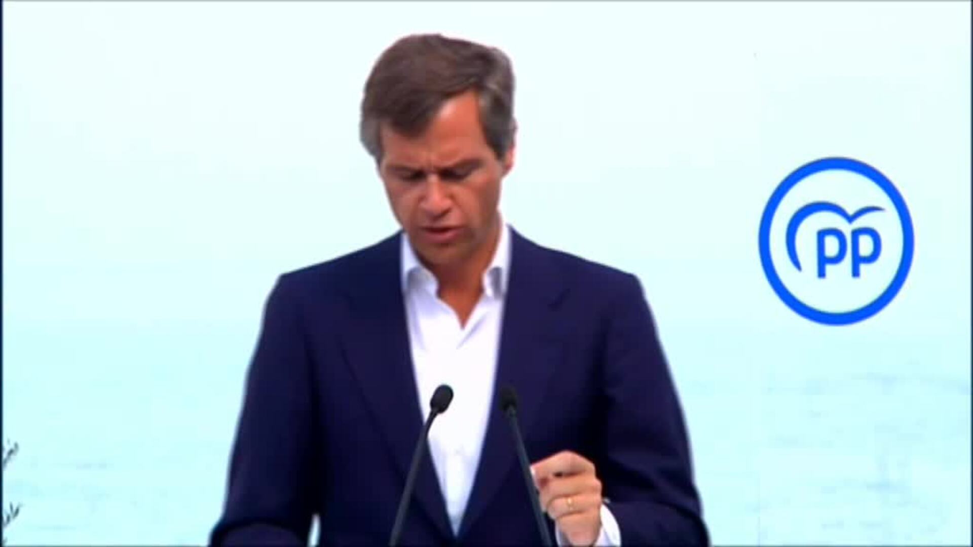 Antonio González Terol, vicesecretario del Partido Popular: &quot;Sánchez aún no ha pedido disculpas  por su opaca y negligente gestión de la pandemia&quot;