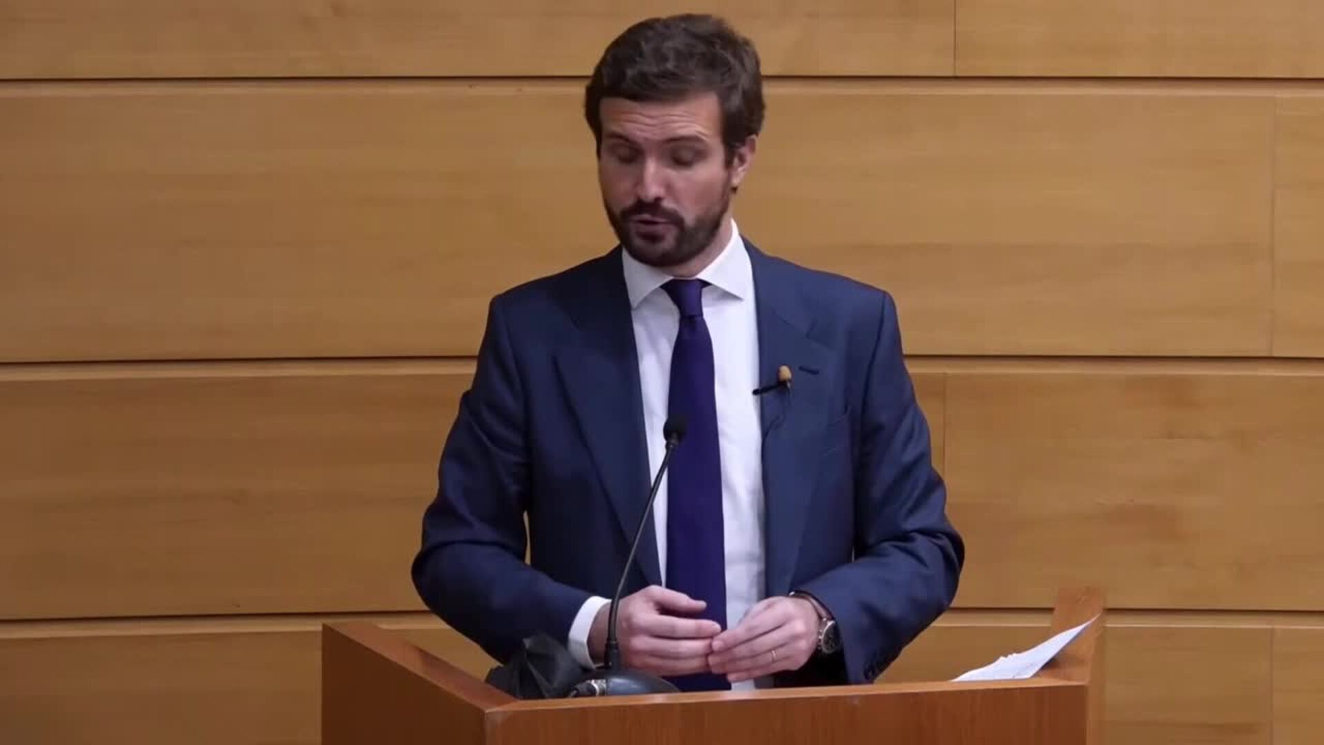 Casado destaca sus diferencias con Vox