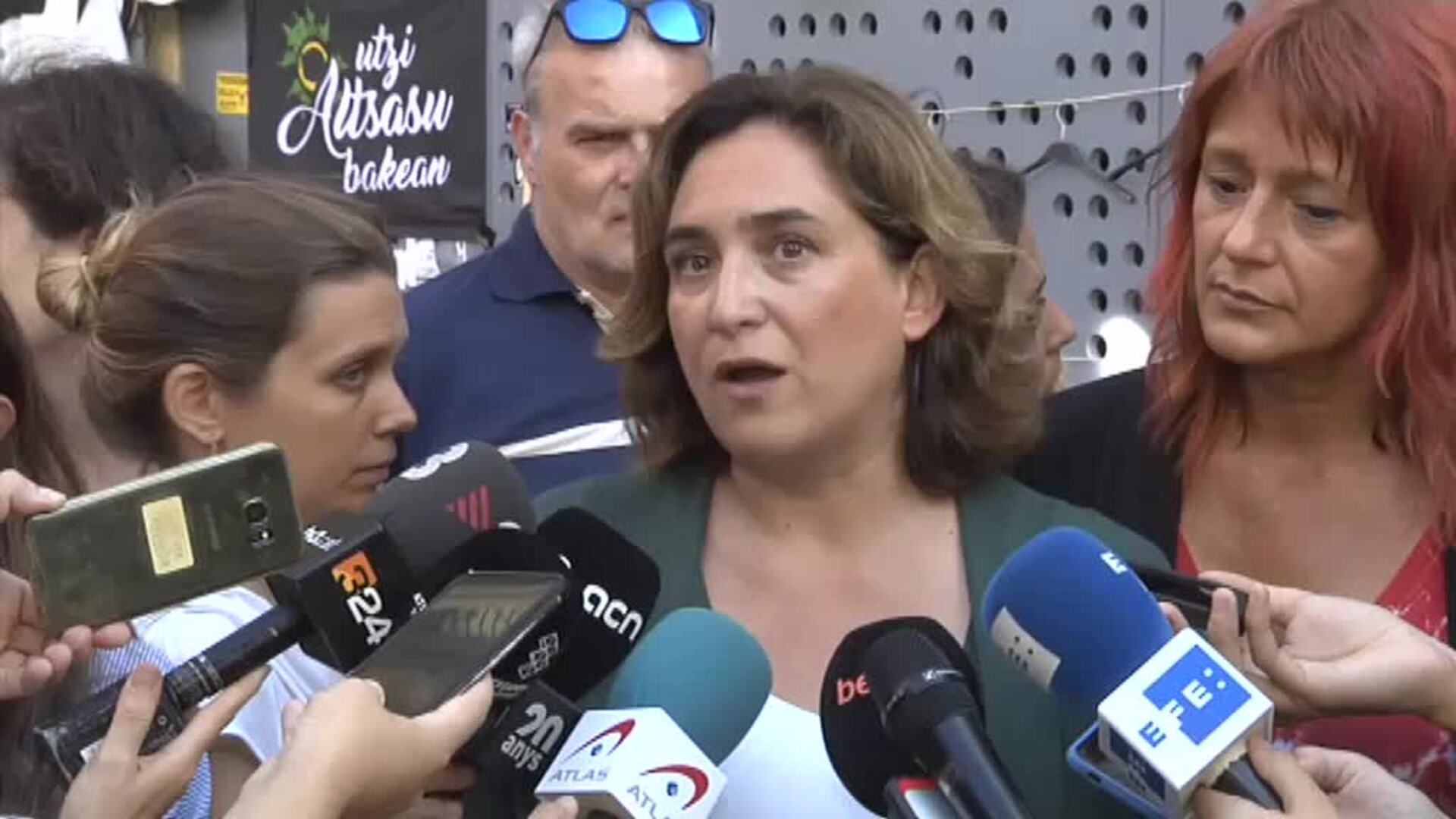 Colau sobre la violencia en Barcelona: &quot;No creemos que esto vaya a ser una tendencia ni algo que se vaya a cronificar&quot;
