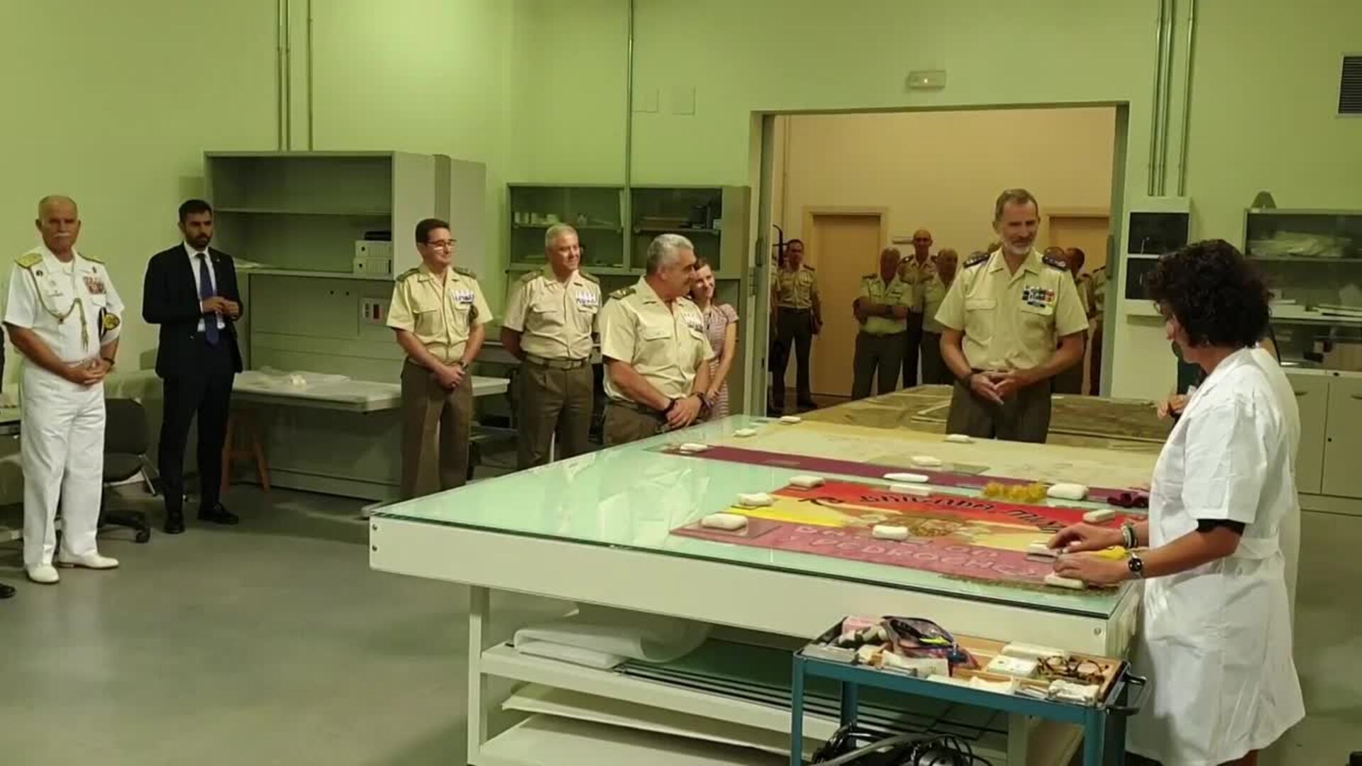 El rey Felipe VI visita el Museo del Ejército de Toledo