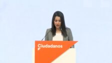Inés Arrimadas avisa de que el acuerdo entre ERC y JpC es «el preludio de los indultos» a los líderes del procés