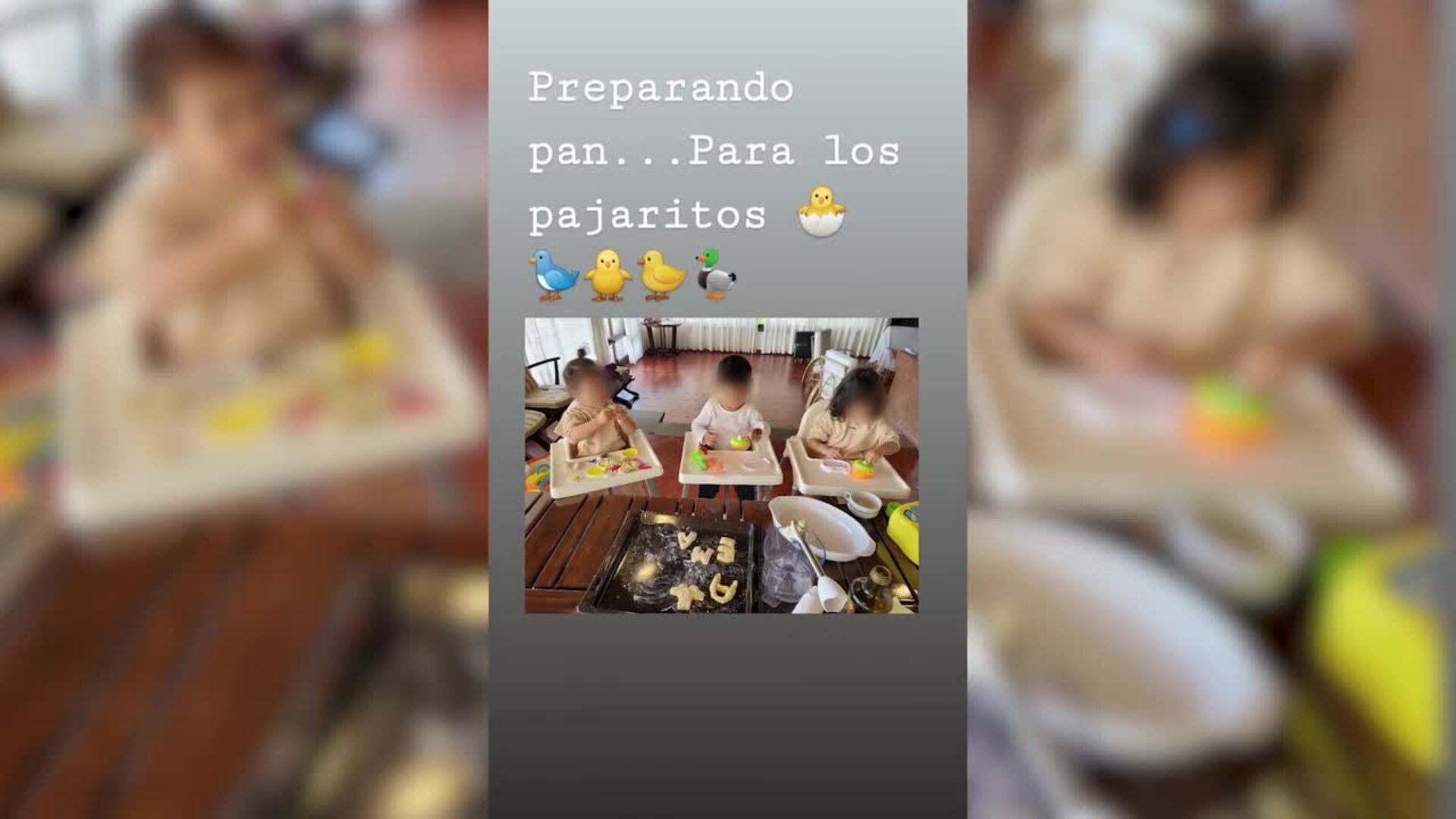 Georgina Rodríguez muestra a sus pequeños ayudantes de cocina