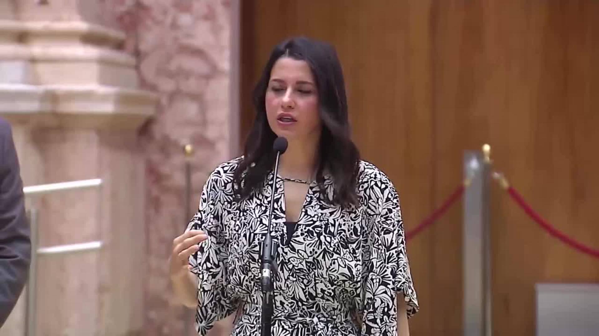 Arrimadas no aclara si irá a la manifestación contra los indultos