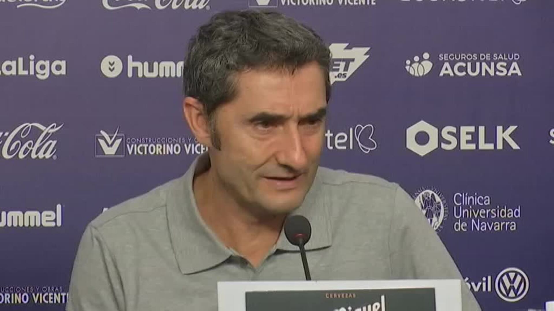 Valverde: &quot;El partido lo teníamos controlado y no tenemos que permitir que se nos escape&quot;