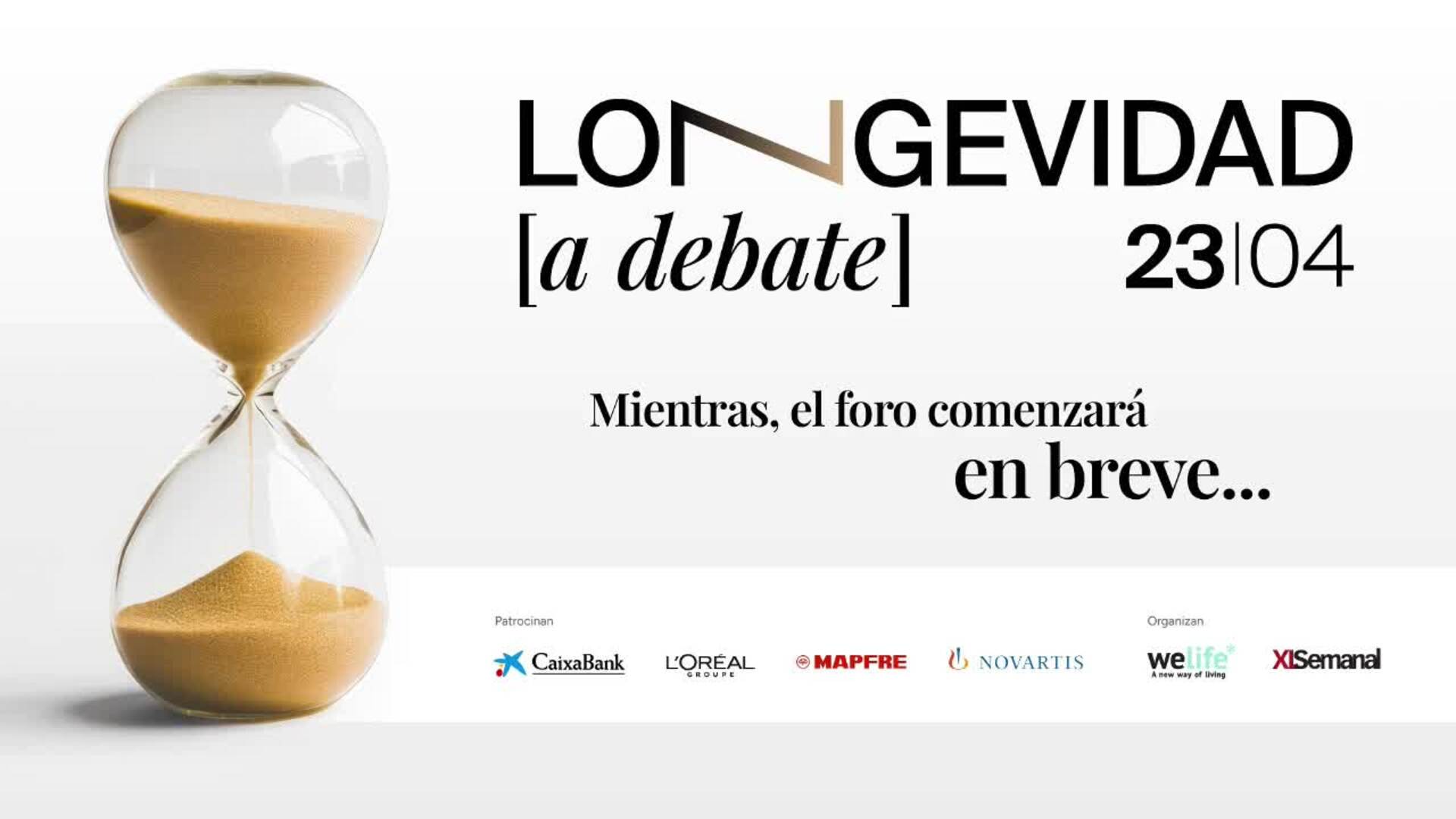 'Longevidad a debate': el evento imprescindible sobre cómo vivir más y mejor